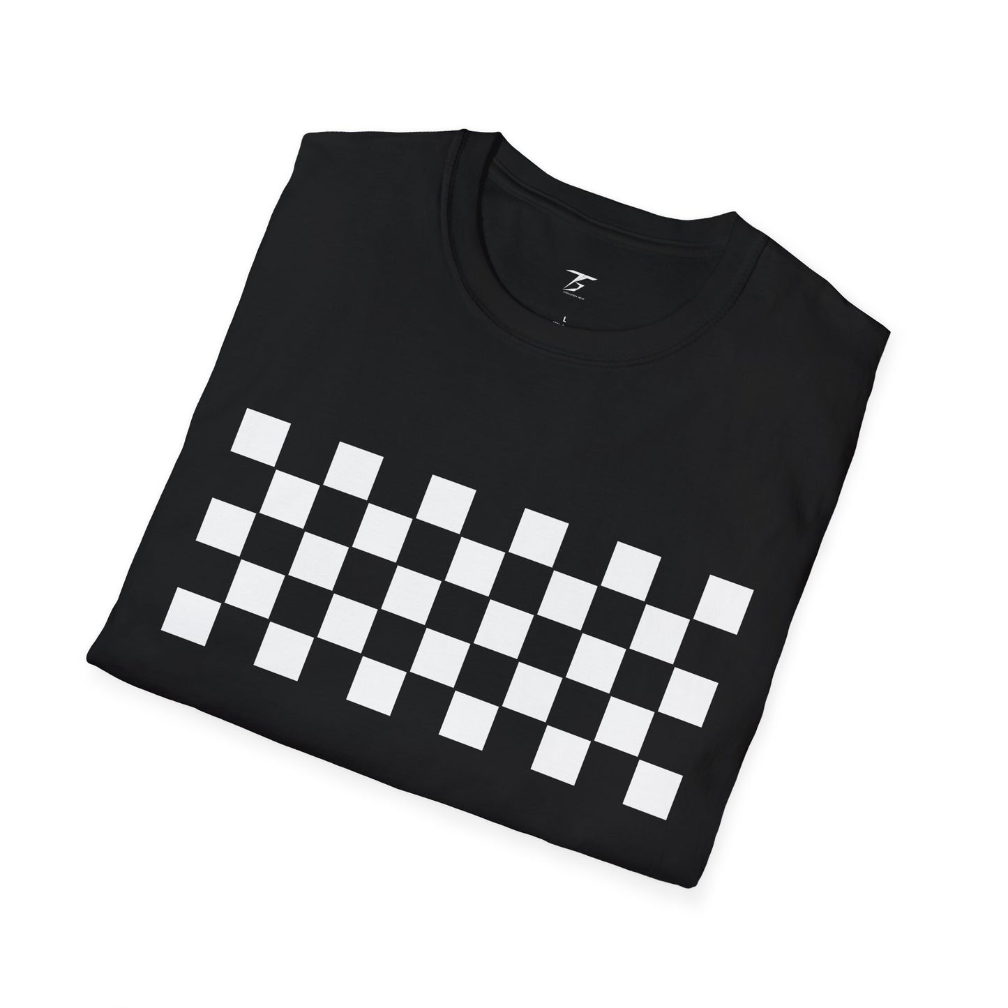 T5 Minimalist Racing Flag T-Shirt for Men