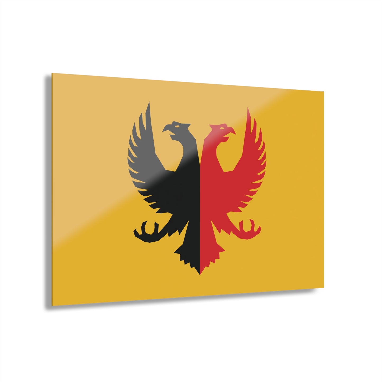 T5 Minimalist Two Headed Eagle Acrylic Print