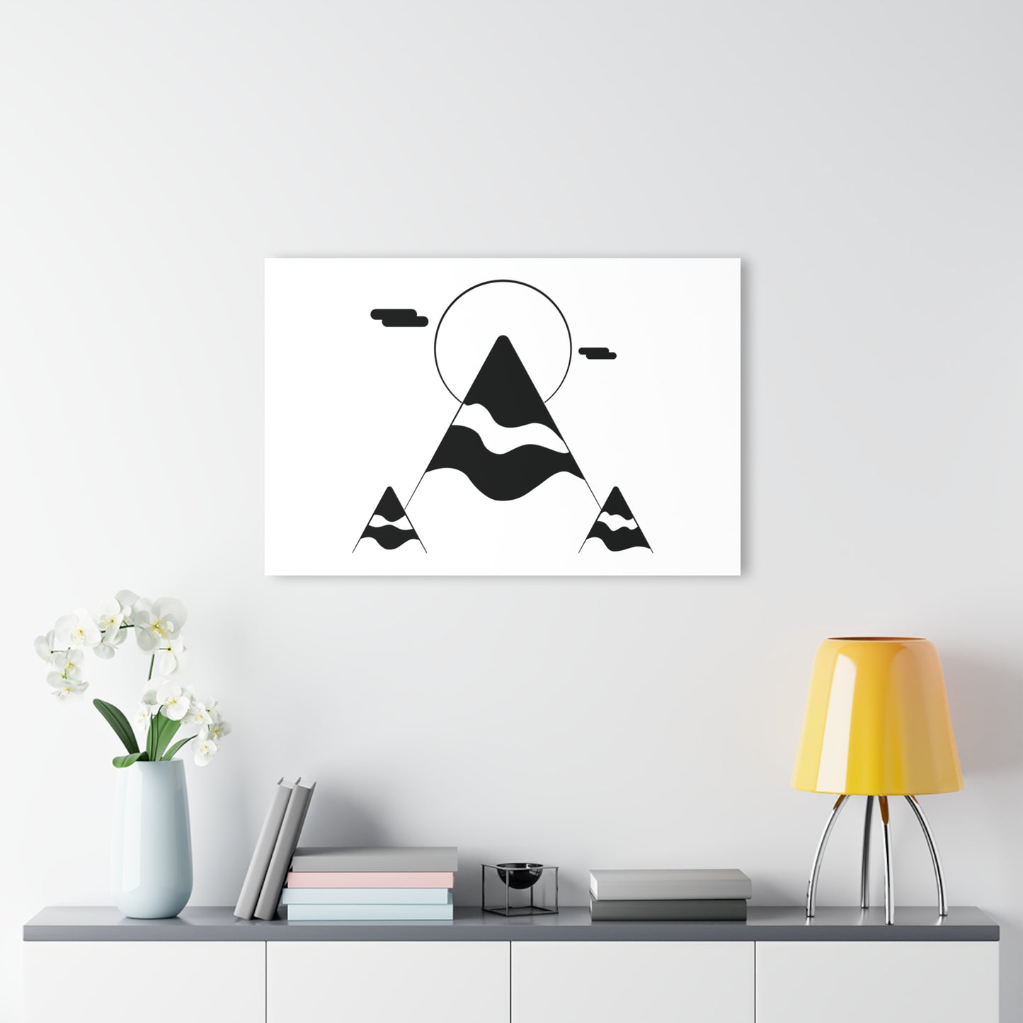 T5 Minimalist Winter Sunrise Acrylic Print