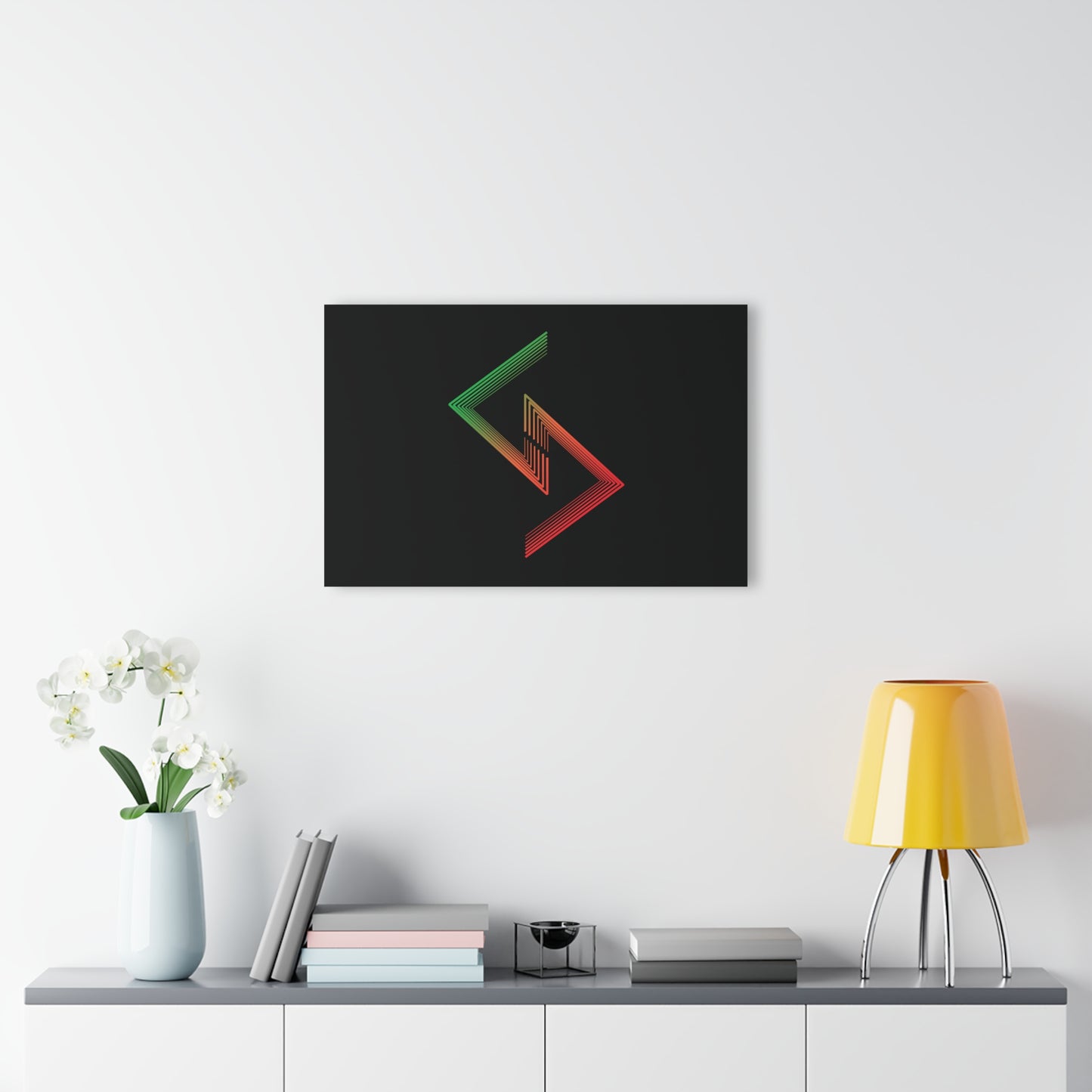T5 Minimalist Mirroring Lines Acrylic Print