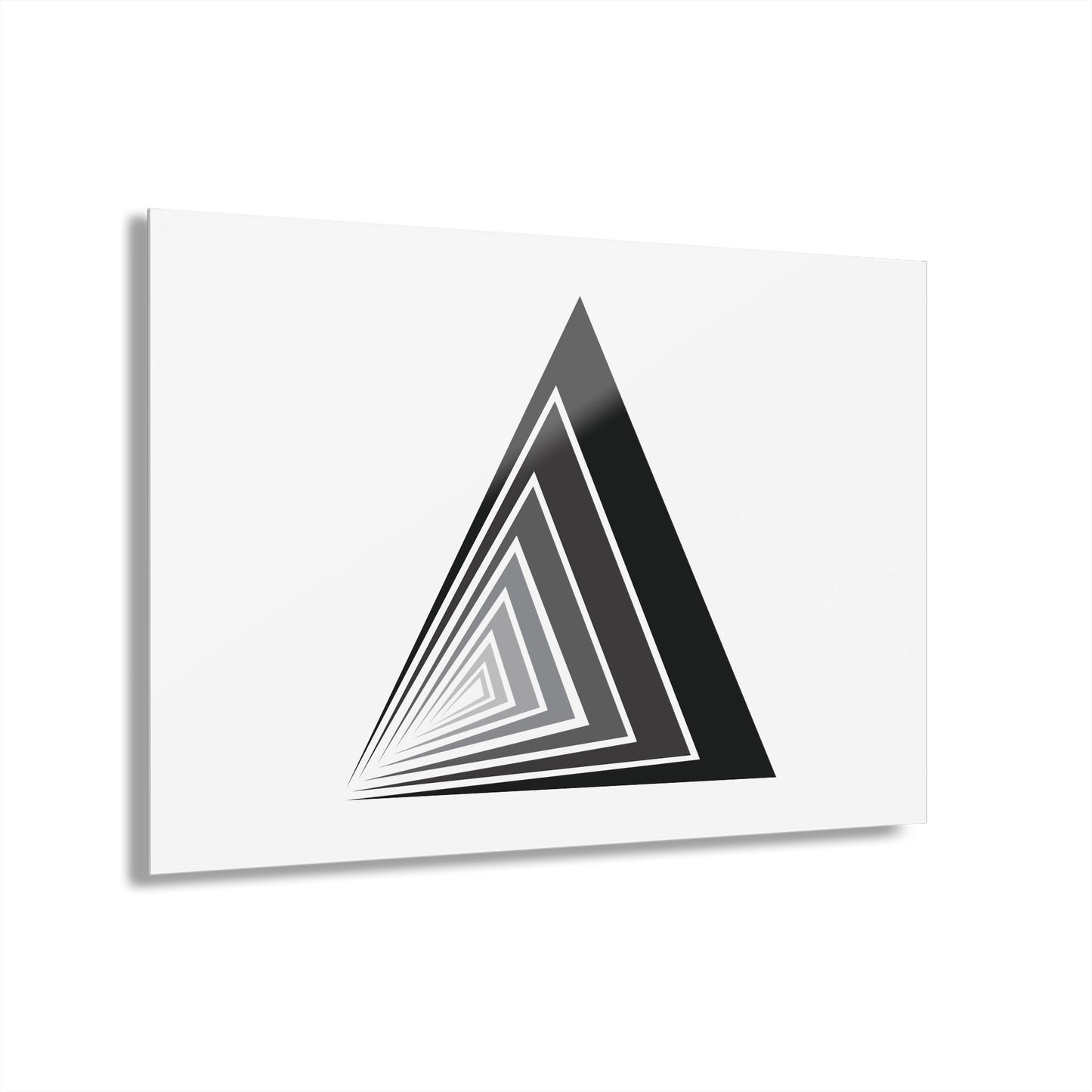 T5 Minimalist Expanding Shapes Acrylic Print