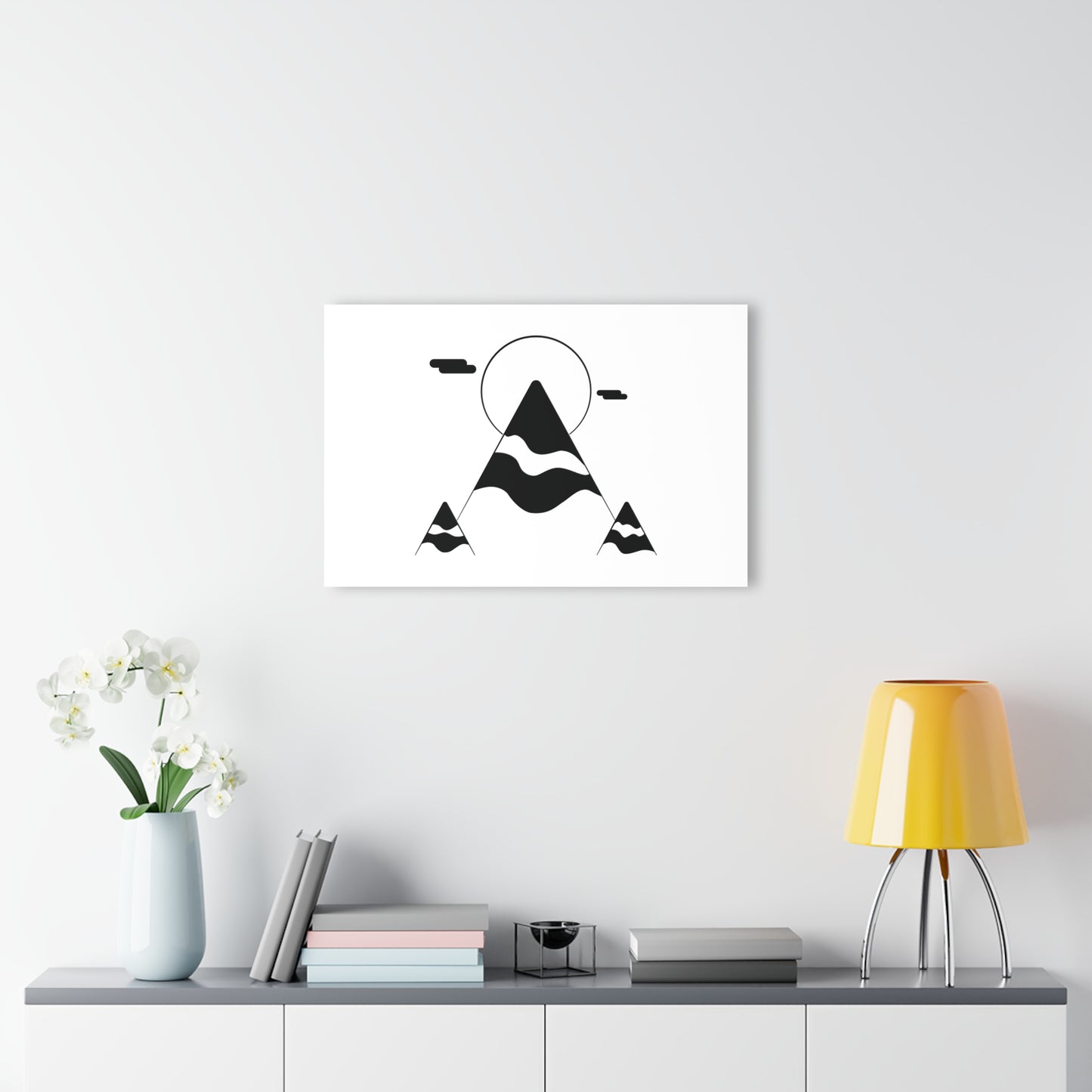 T5 Minimalist Winter Sunrise Acrylic Print