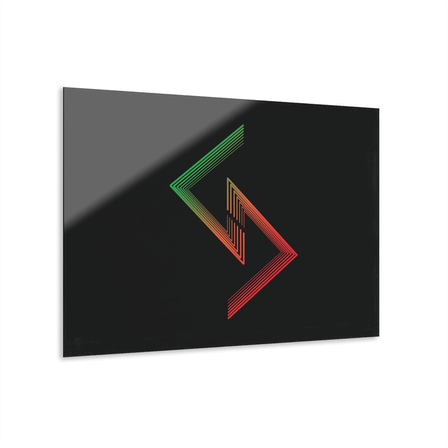 T5 Minimalist Mirroring Lines Acrylic Print