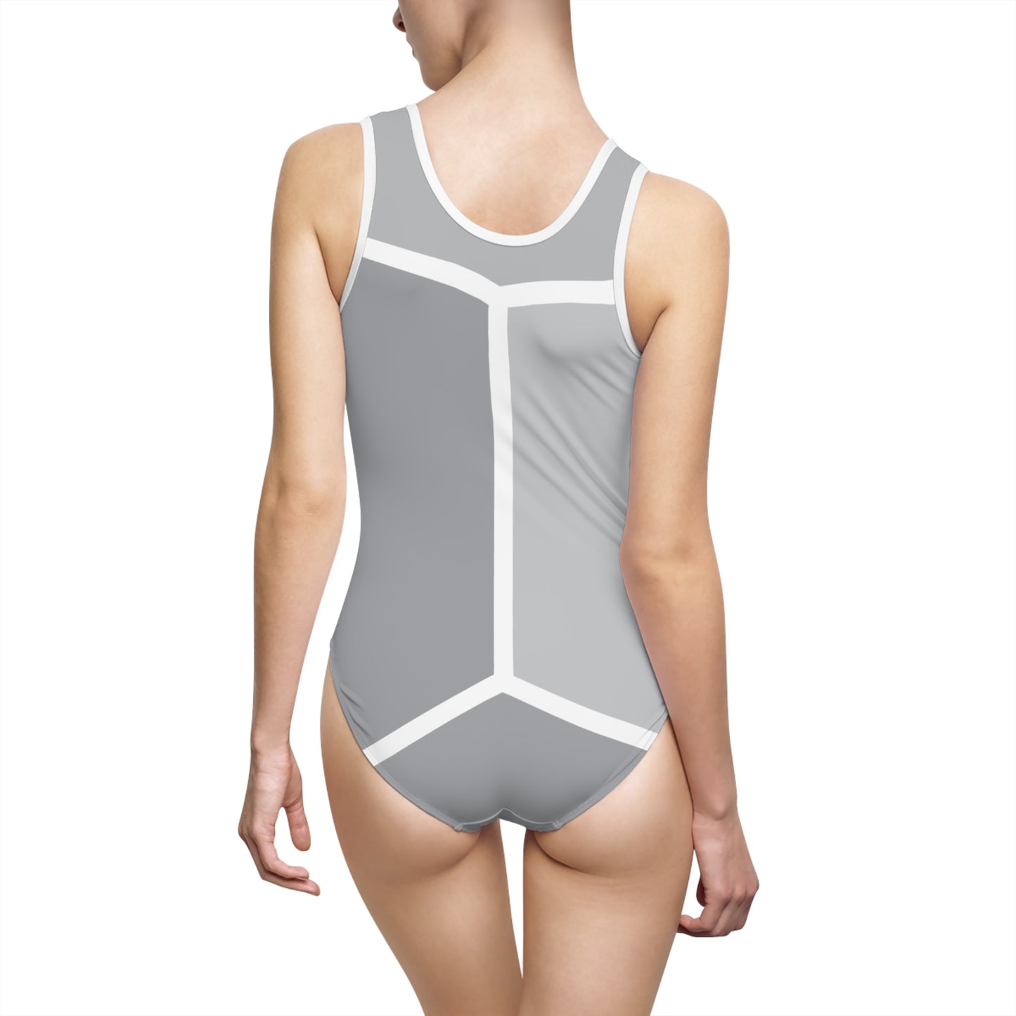 T5 Minimalist Grey Swimsuit for Women