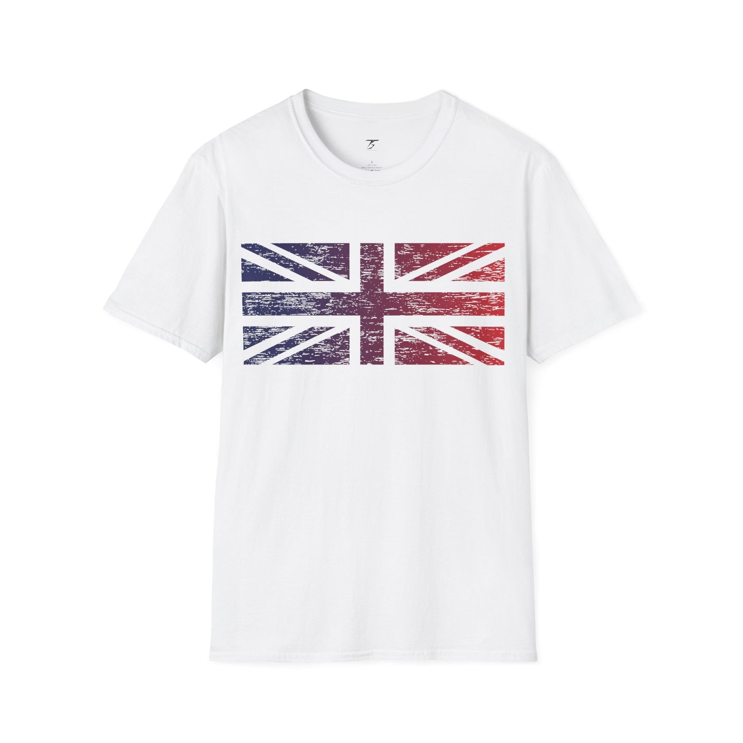T5 Minimalist United Kingdom Flag T-Shirt for Men