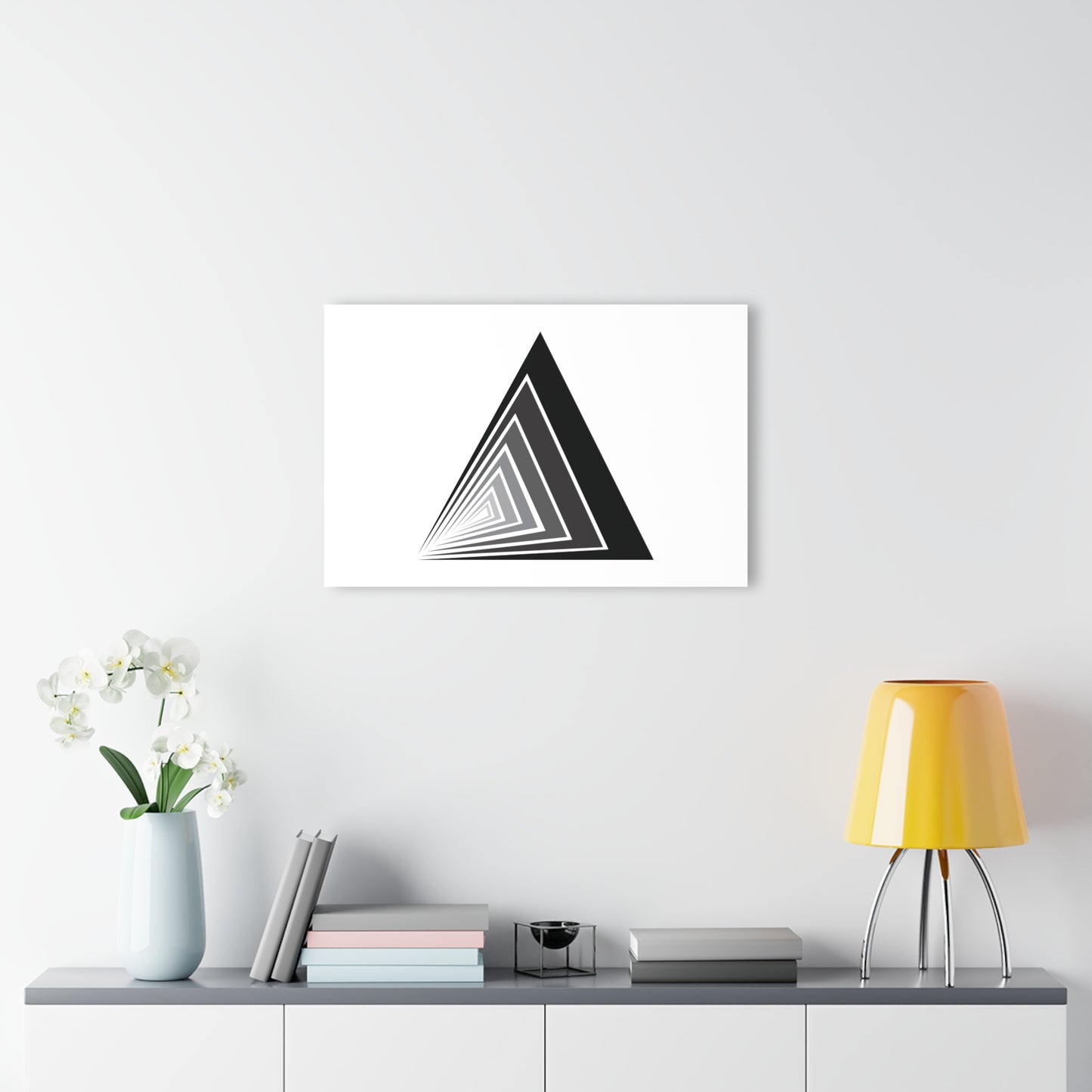 T5 Minimalist Expanding Shapes Acrylic Print