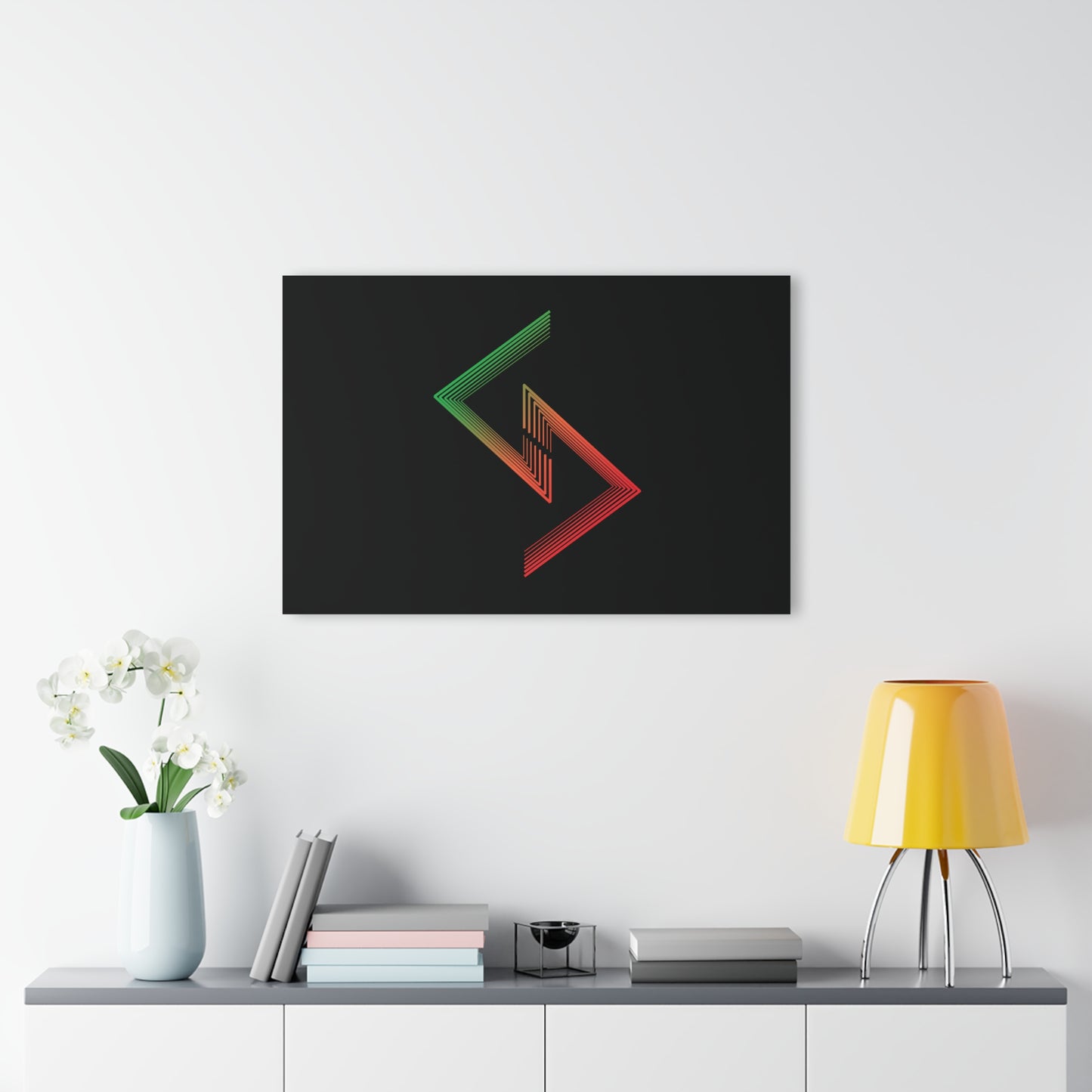 T5 Minimalist Mirroring Lines Acrylic Print