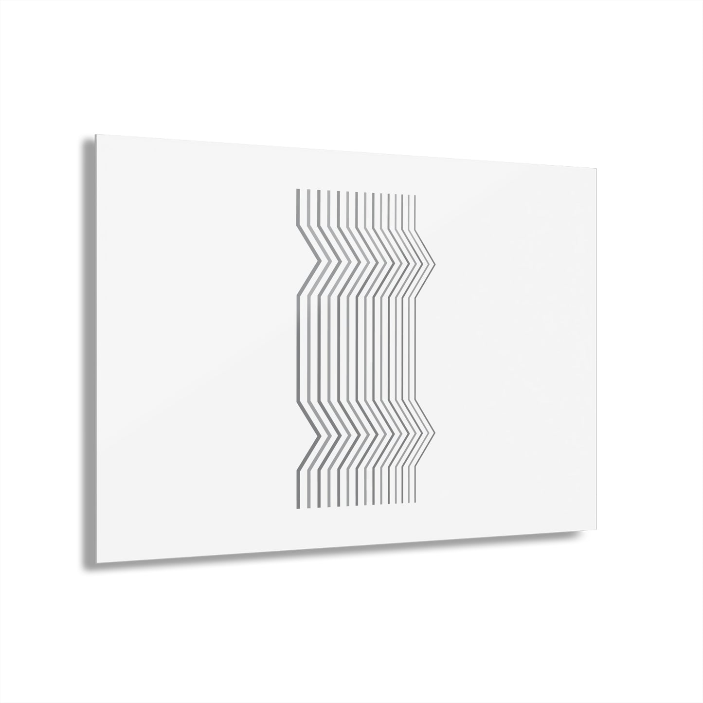 T5 Minimalist Broken Lines Acrylic Print