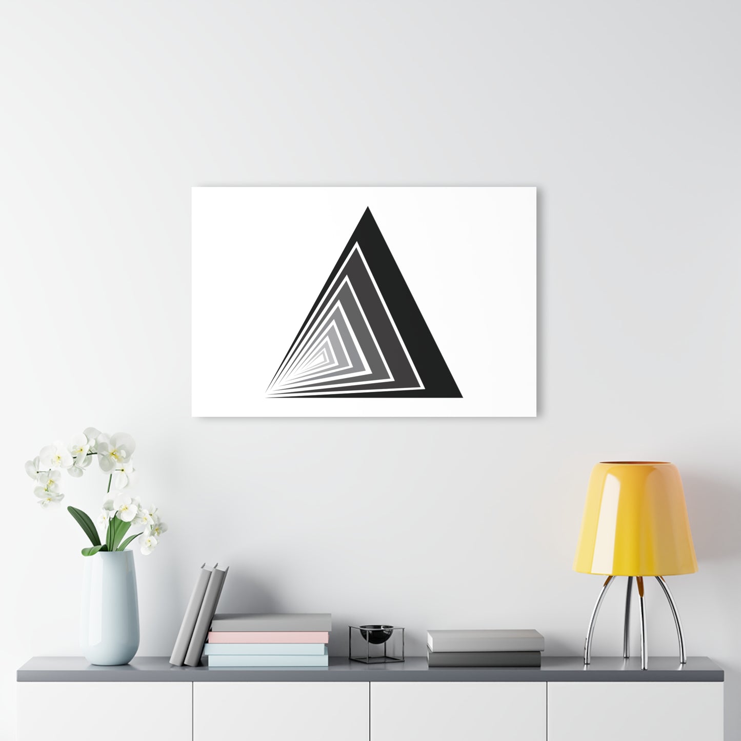 T5 Minimalist Expanding Shapes Acrylic Print