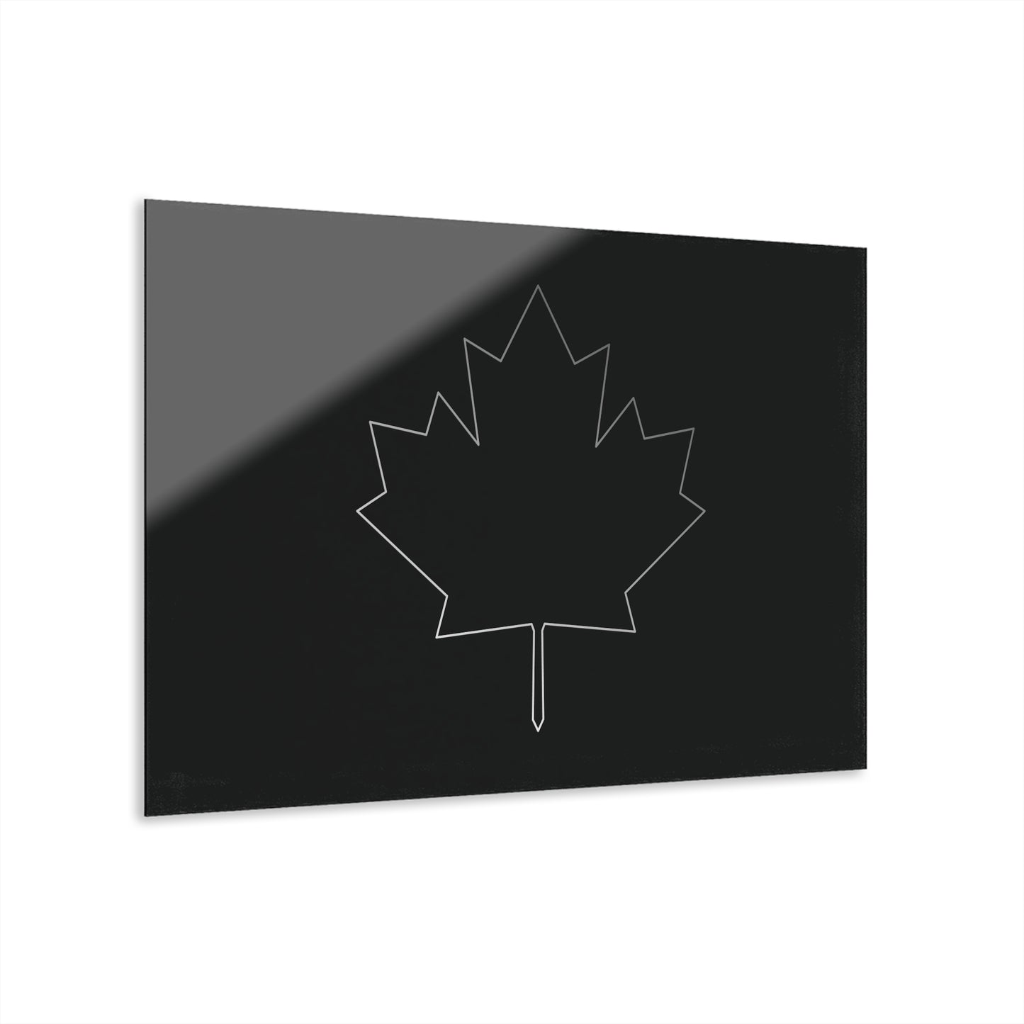 T5 Minimalist Canadian Flag Leaf Acrylic Print