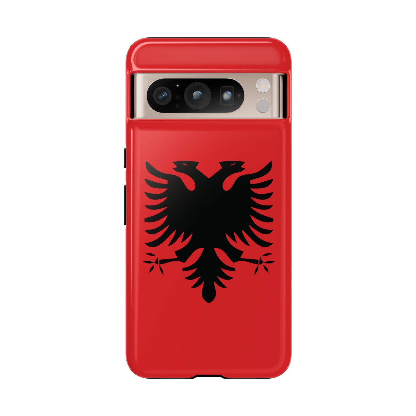 T5 Minimalist Albanian Flag Two Headed Eagle Smartphone Case