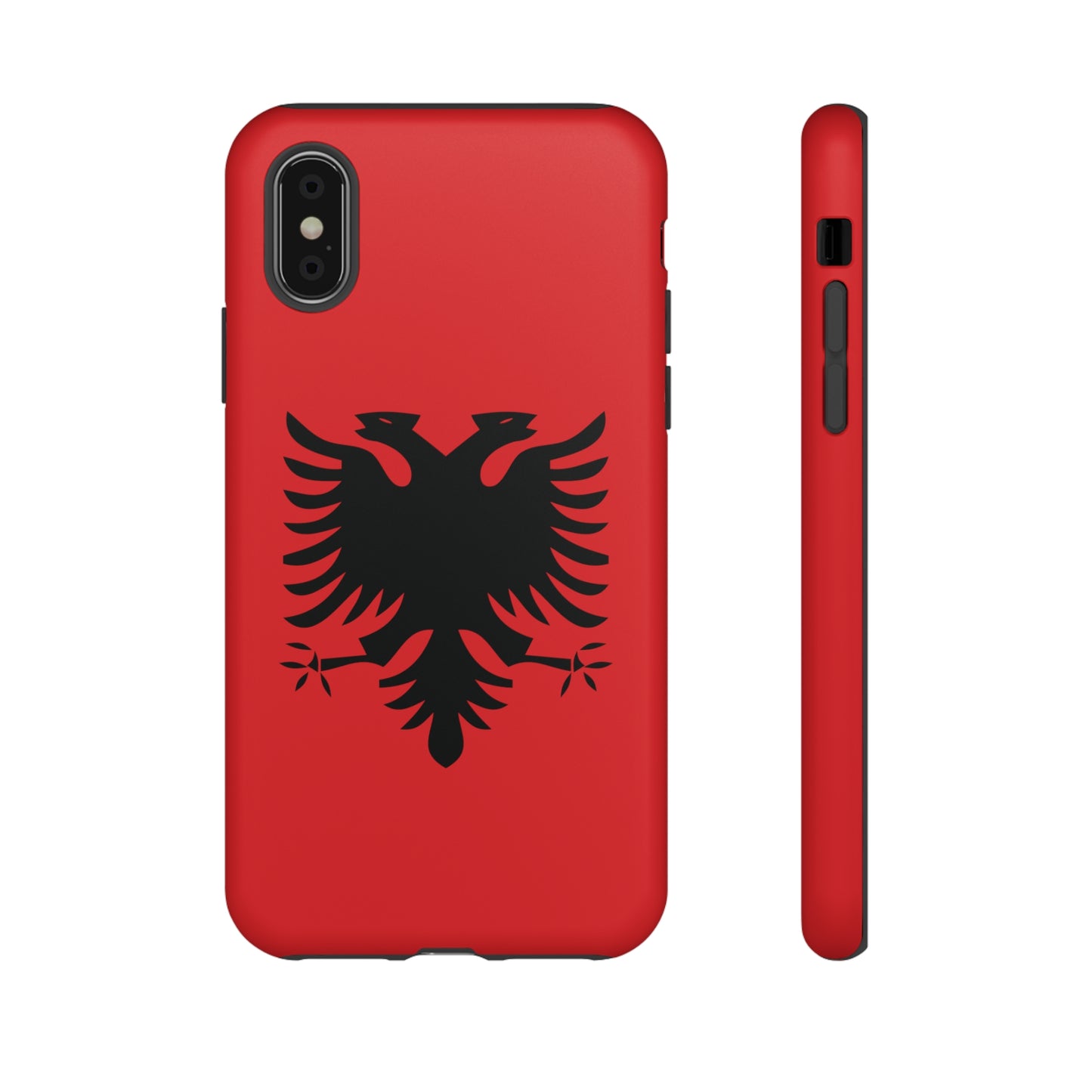 T5 Minimalist Albanian Flag Two Headed Eagle Smartphone Case