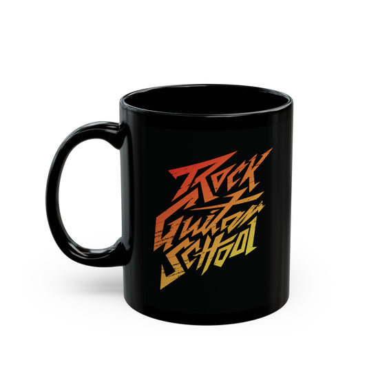 T5 Minimalist ROCK GUITAR SCHOOL Ceramic Coffee Mug