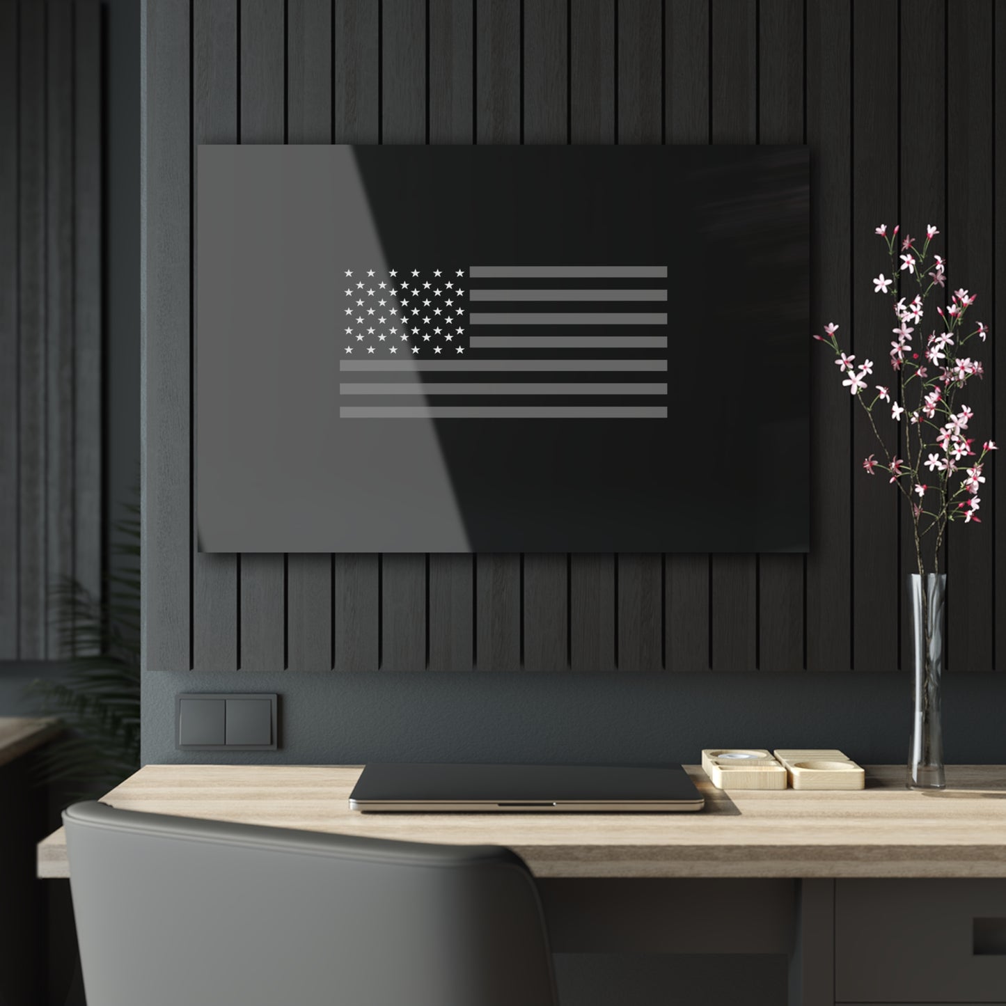 T5 Minimalist U.S.A. Flag Acrylic Print