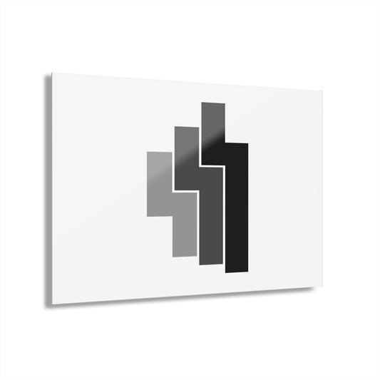 T5 Minimalist Floating Structures Acrylic Print
