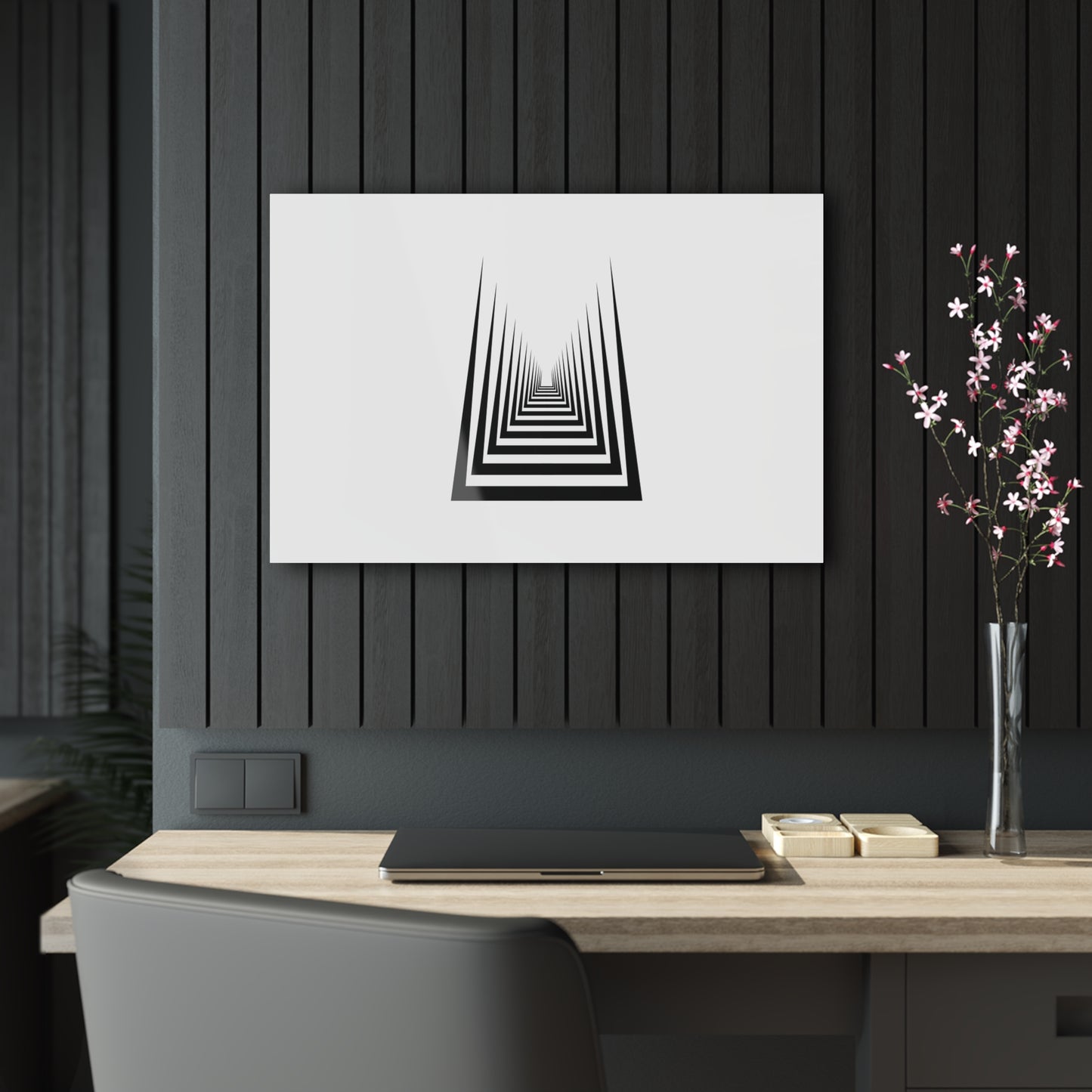 T5 Minimalist Endless Corridor Acrylic Print