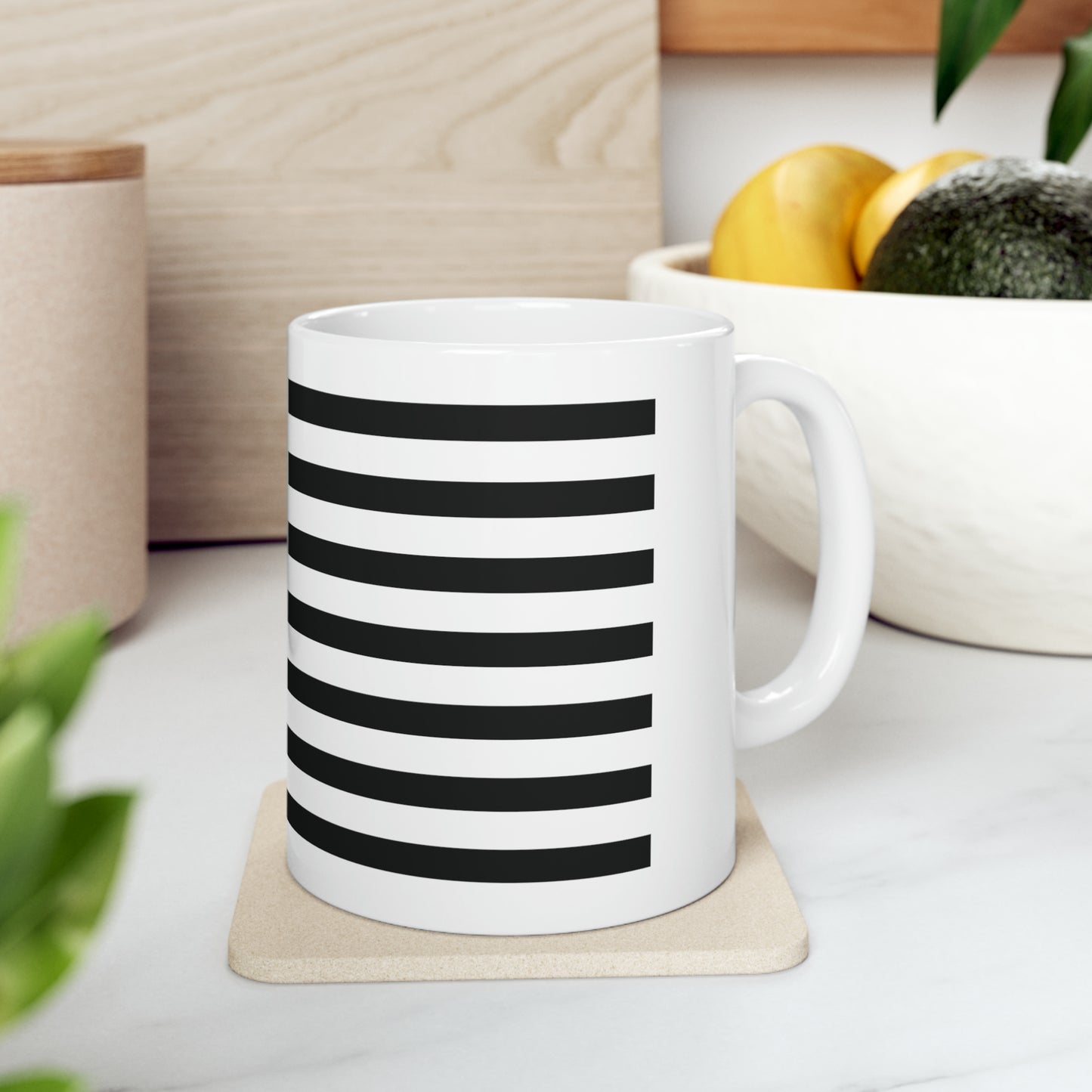 T5 Minimalist U.S.A. Flag Ceramic Coffee Mug