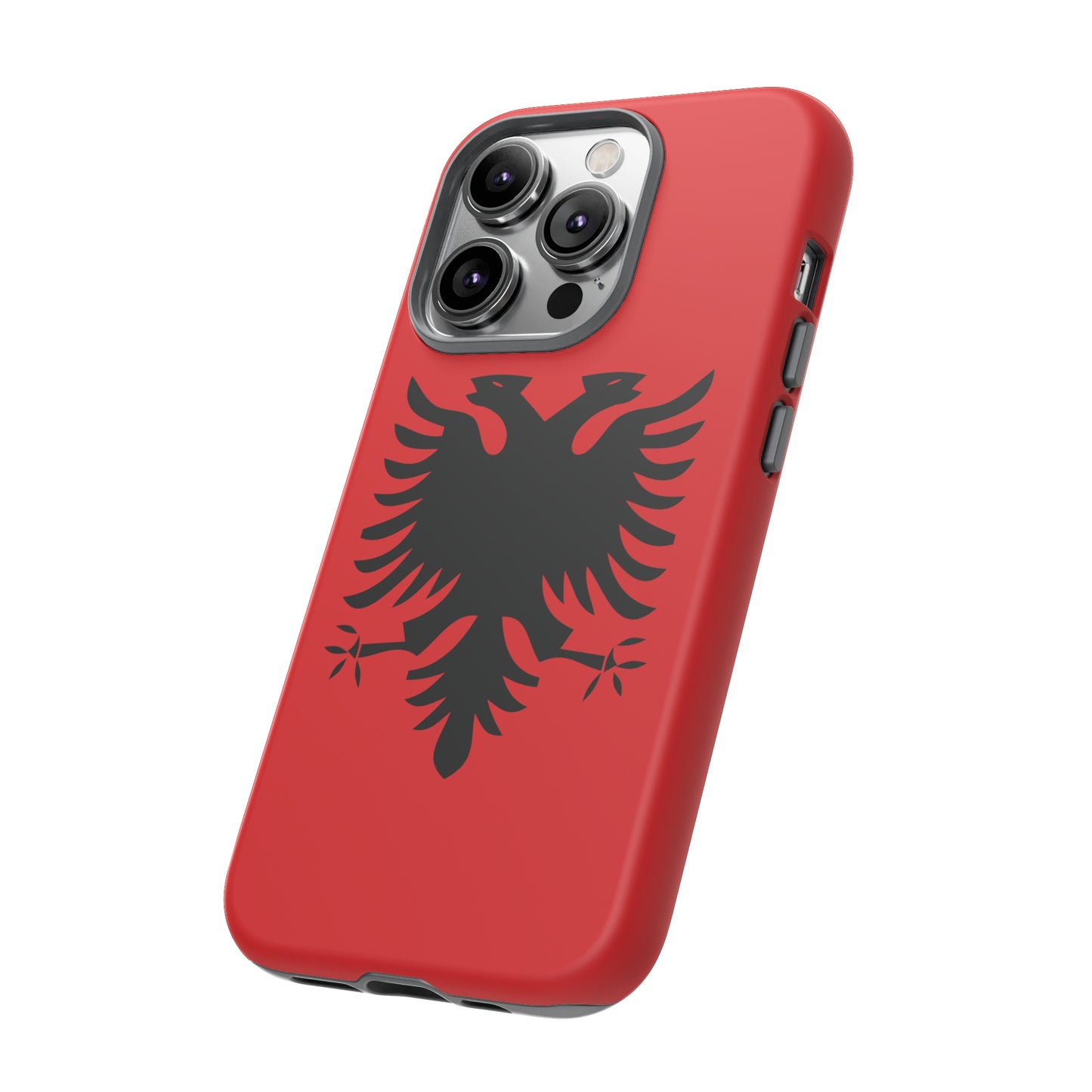 T5 Minimalist Albanian Flag Two Headed Eagle Smartphone Case