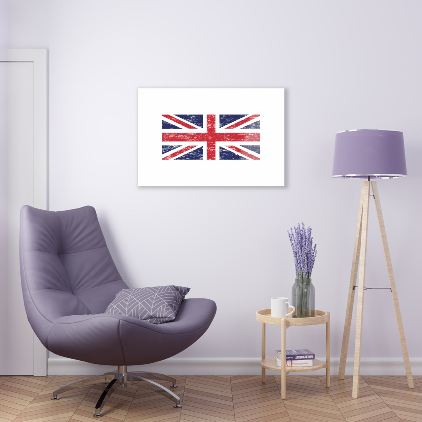 T5 Minimalist United Kingdom Flag Acrylic Print