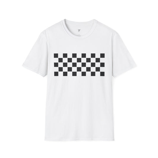 T5 Minimalist Racing Flag T-Shirt for Men