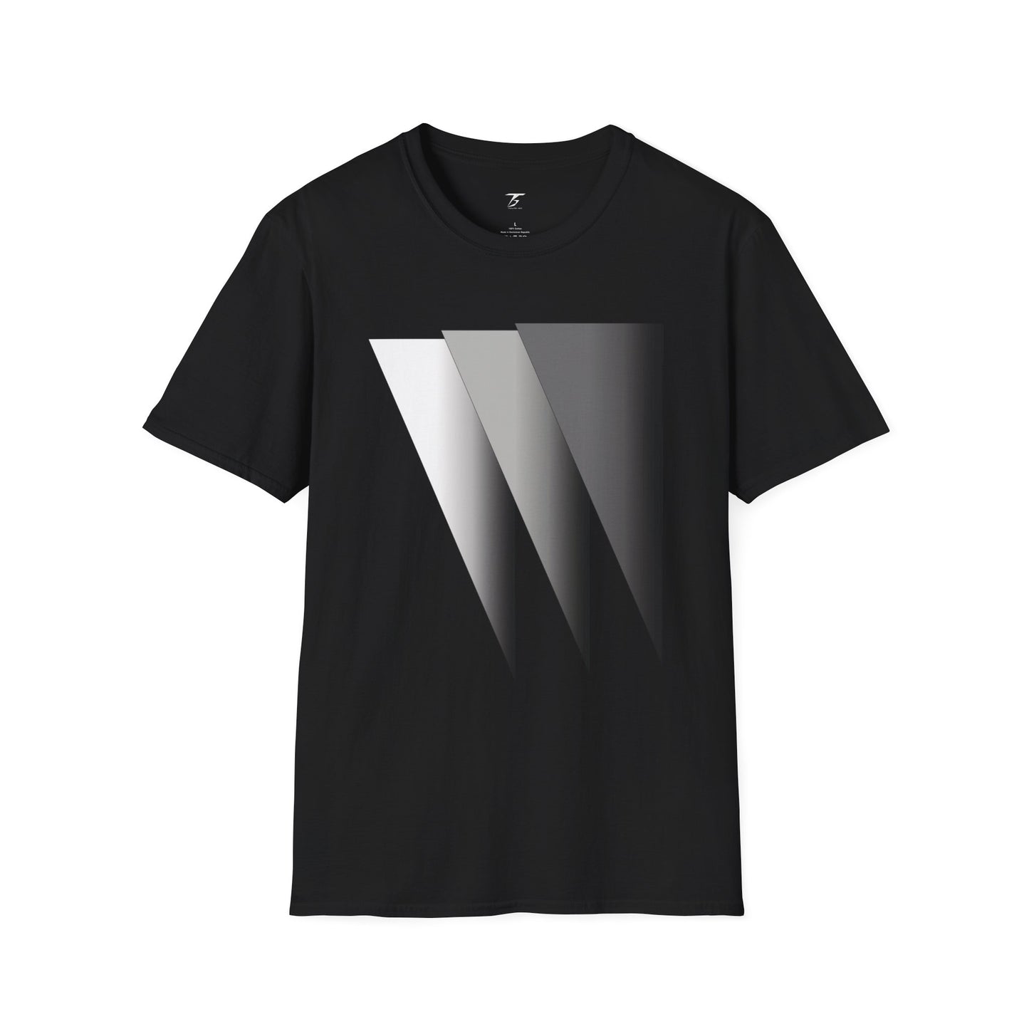 T5 Minimalist Revealing Triangles T-Shirt for Men