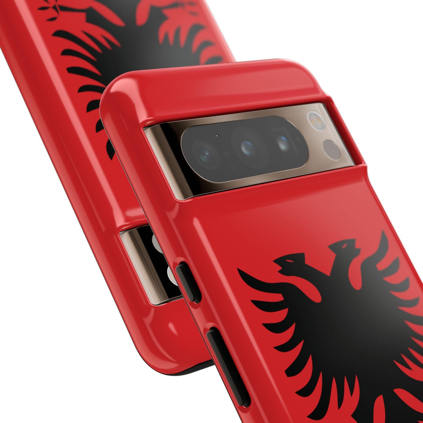 T5 Minimalist Albanian Flag Two Headed Eagle Smartphone Case