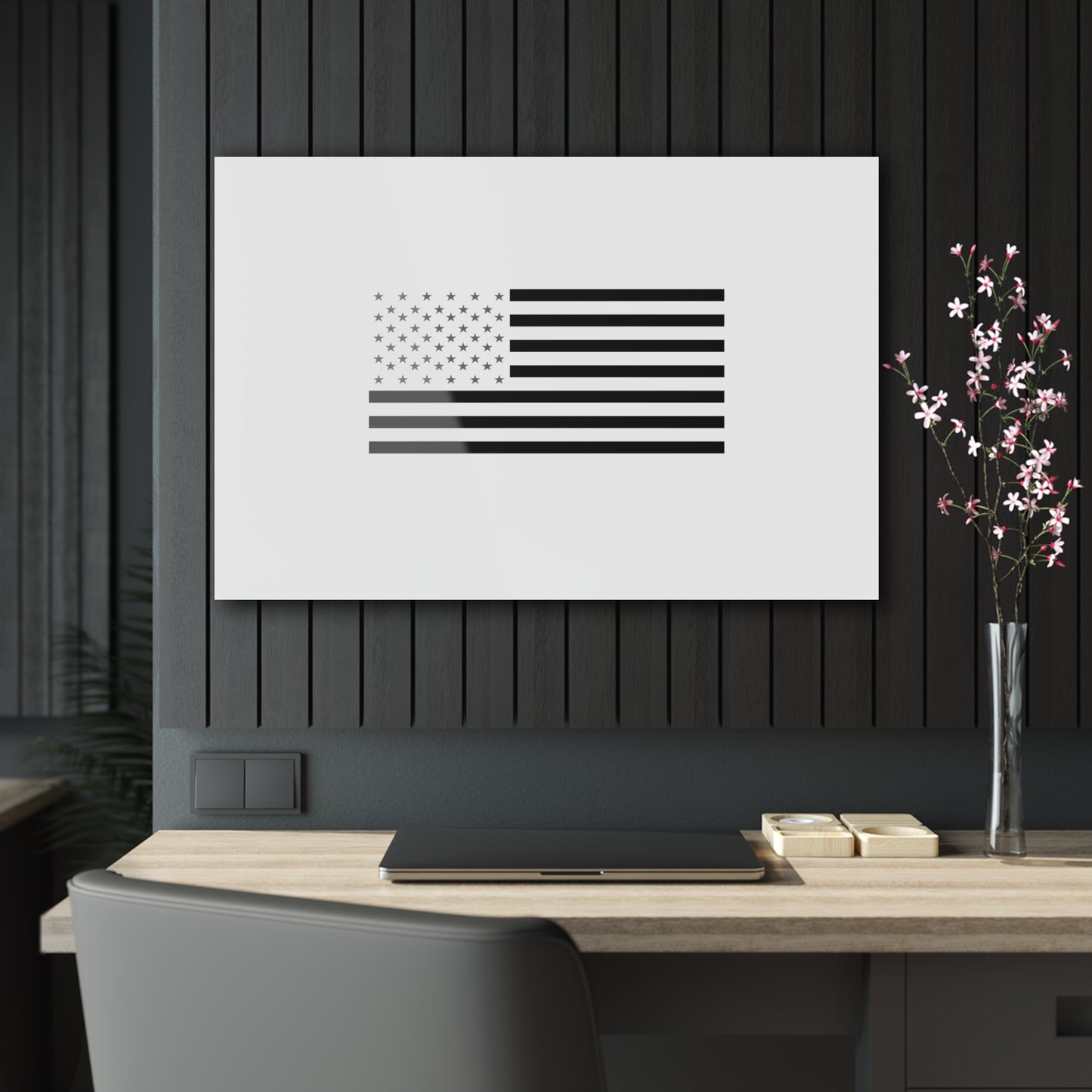 T5 Minimalist U.S.A. Flag Acrylic Print