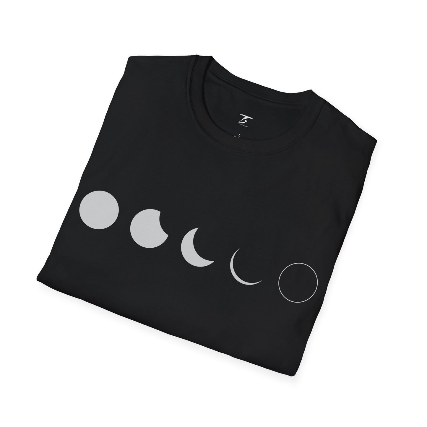 T5 Minimalist Lunar Eclipse T-Shirt for Men