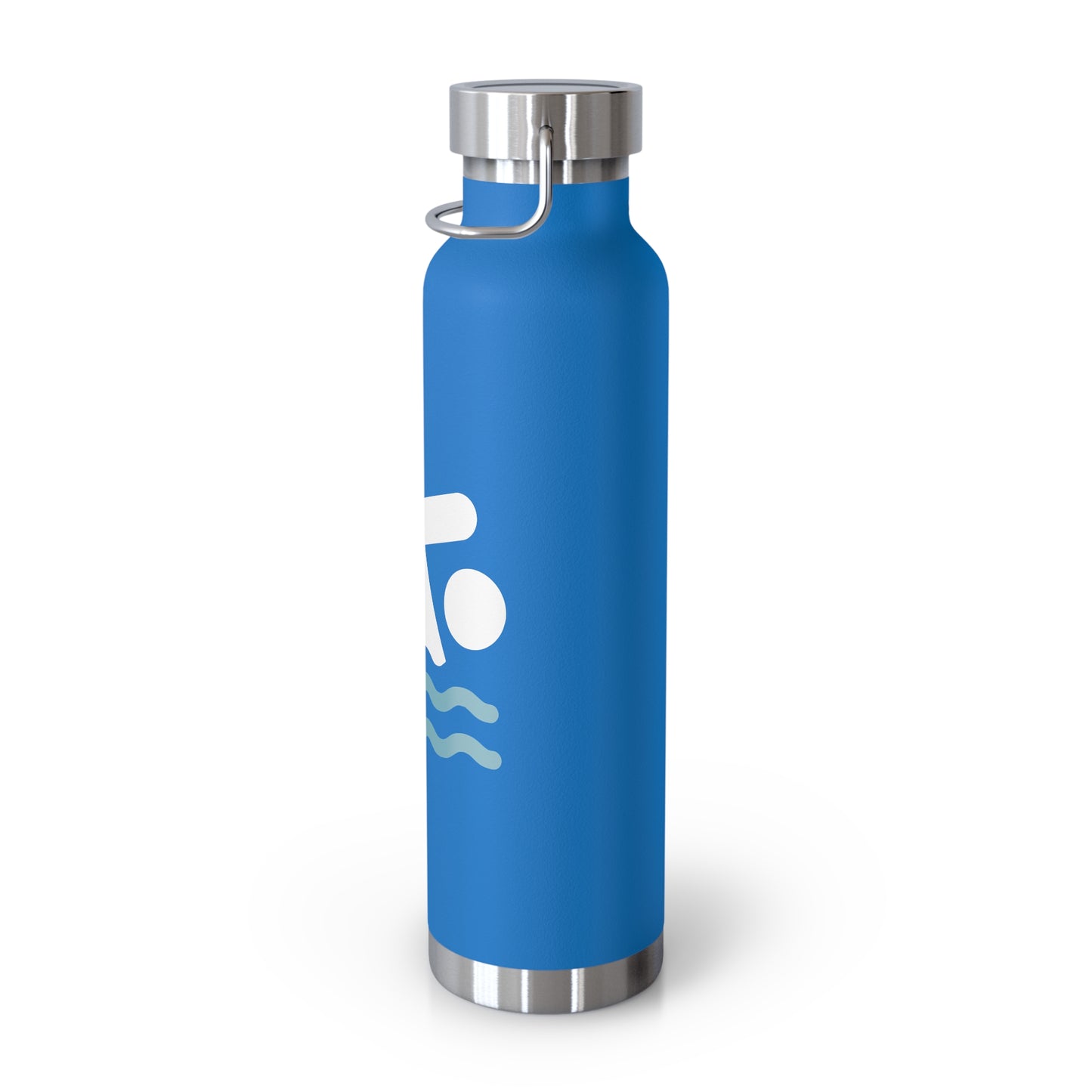 T5 Minimalist Swimming Area Sign Copper Vacuum Insulated Bottle