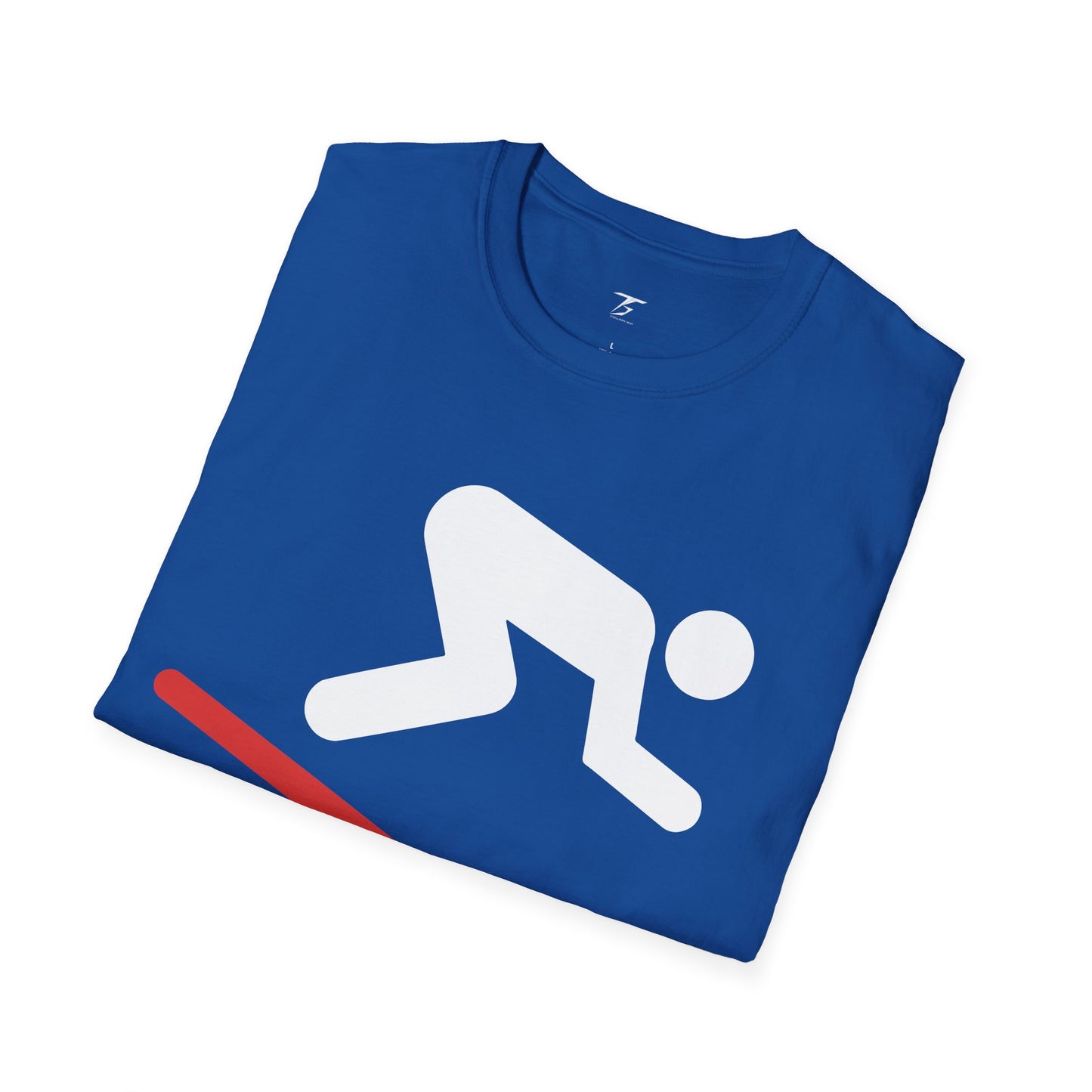 T5 Minimalist Skiing Sign T-Shirt for Men