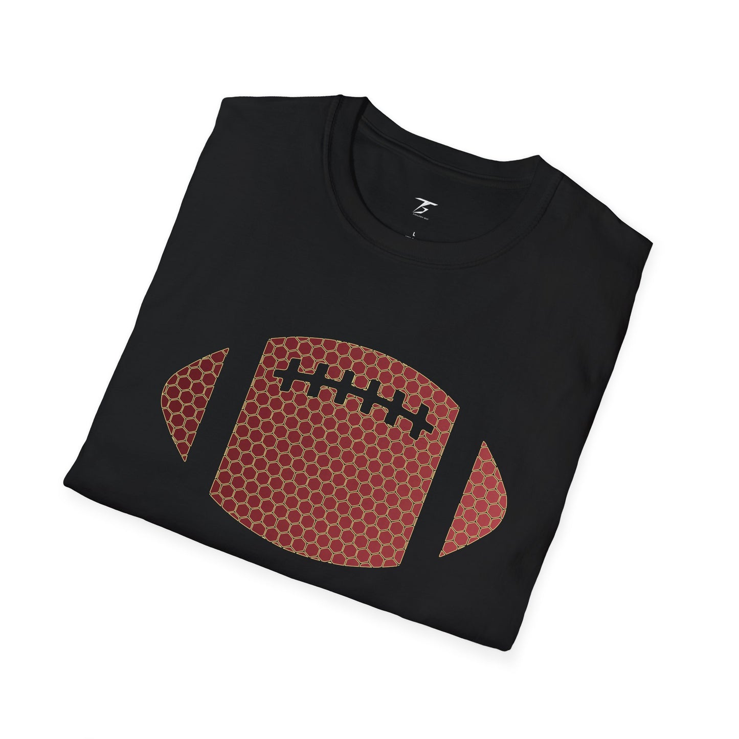 T5 Minimalist American Football Ball T-Shirt for Men