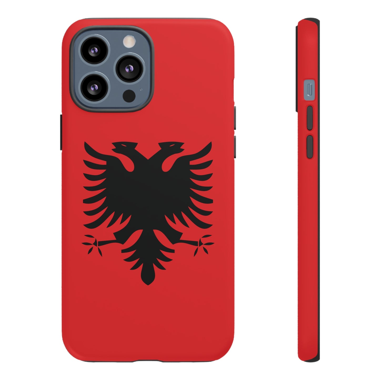 T5 Minimalist Albanian Flag Two Headed Eagle Smartphone Case