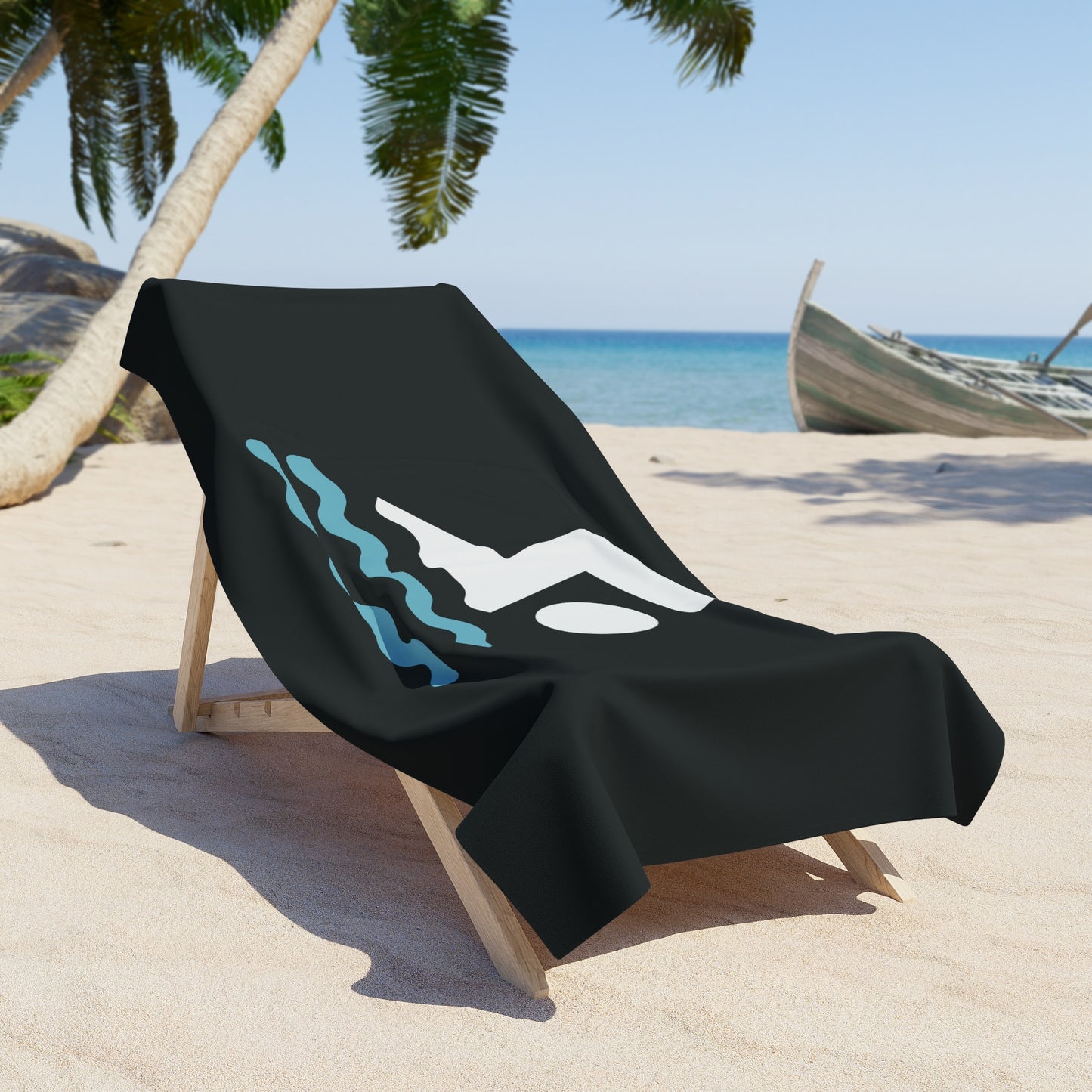 T5 Minimalist Swimming Area Beach Towel for Men & Women