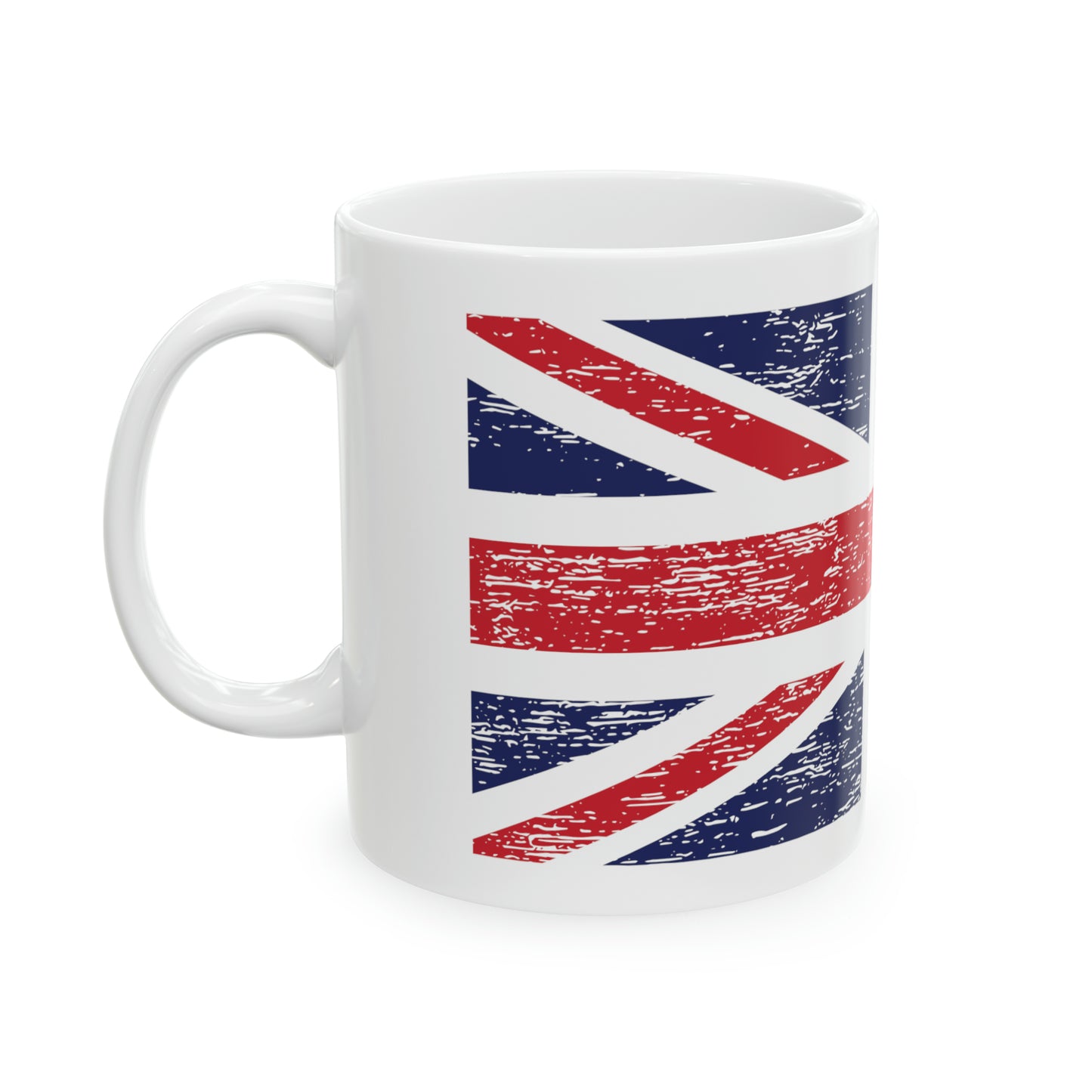 T5 Minimalist United Kingdom Flag Ceramic Coffee Mug