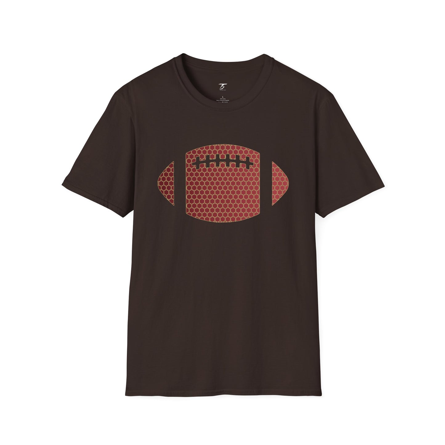 T5 Minimalist American Football Ball T-Shirt for Men