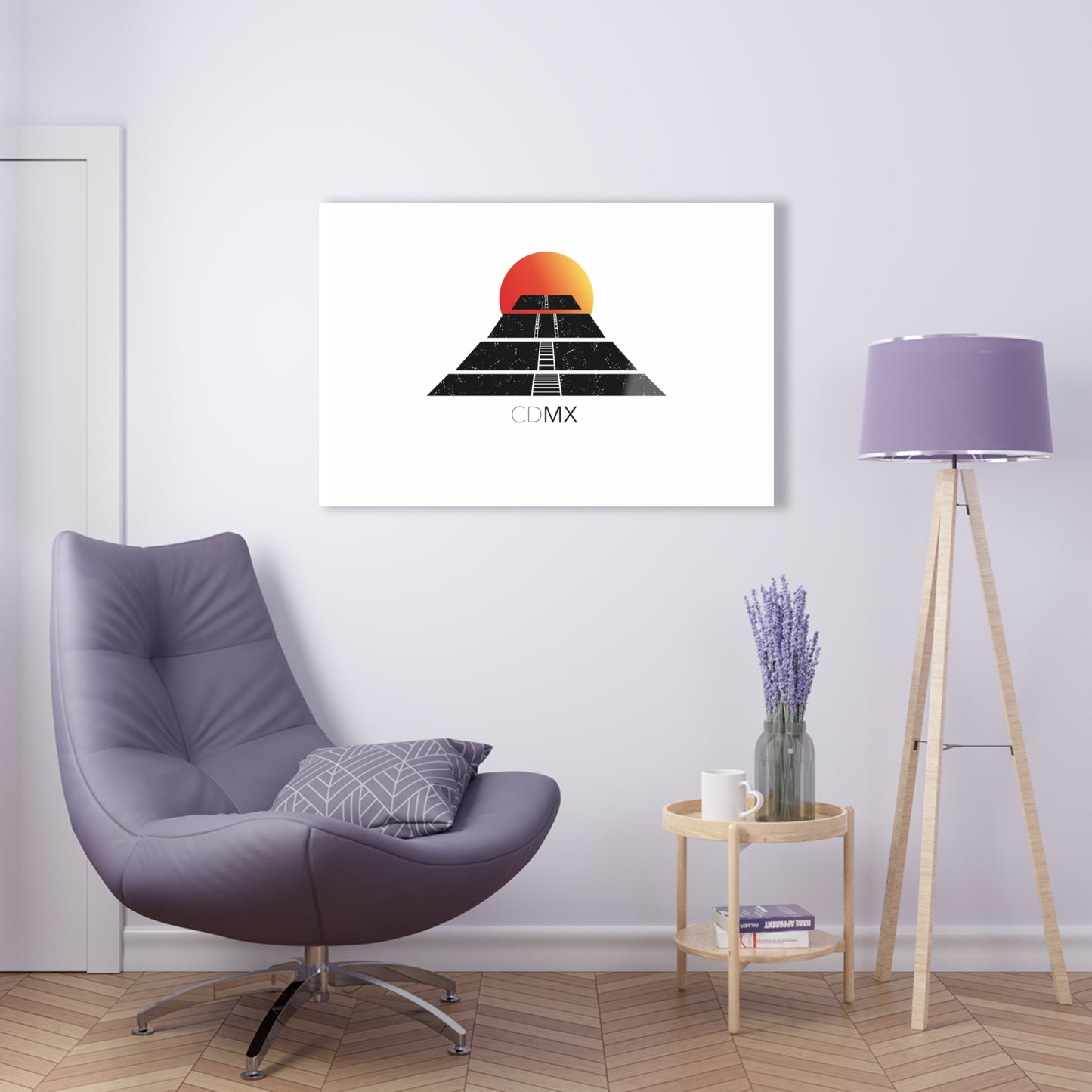 T5 Minimalist Pyramid of the Sun Acrylic Print