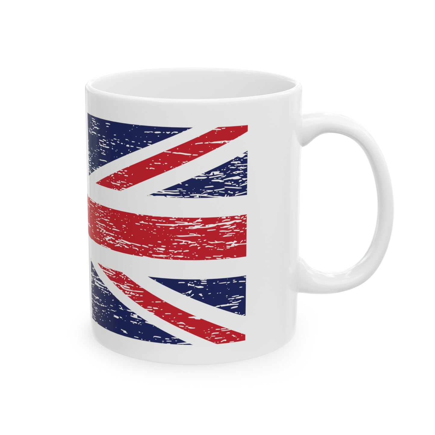 T5 Minimalist United Kingdom Flag Ceramic Coffee Mug