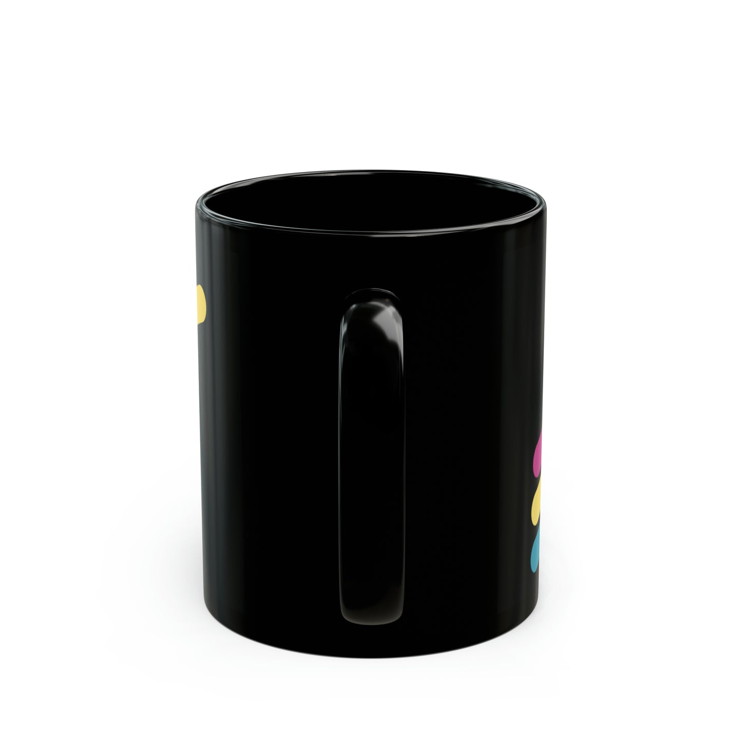 T5 Minimalist Rounded Bars Ceramic Coffee Mug