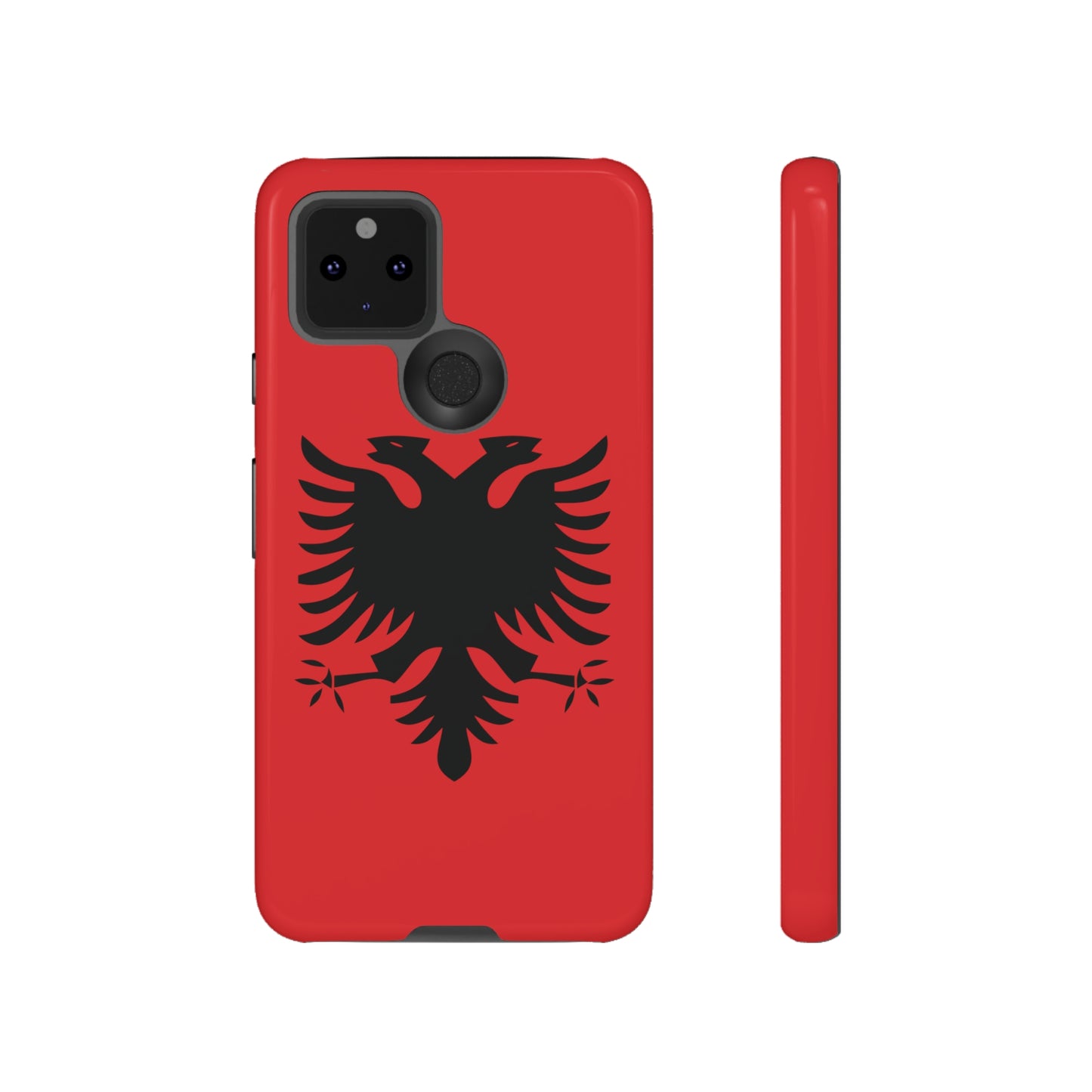 T5 Minimalist Albanian Flag Two Headed Eagle Smartphone Case