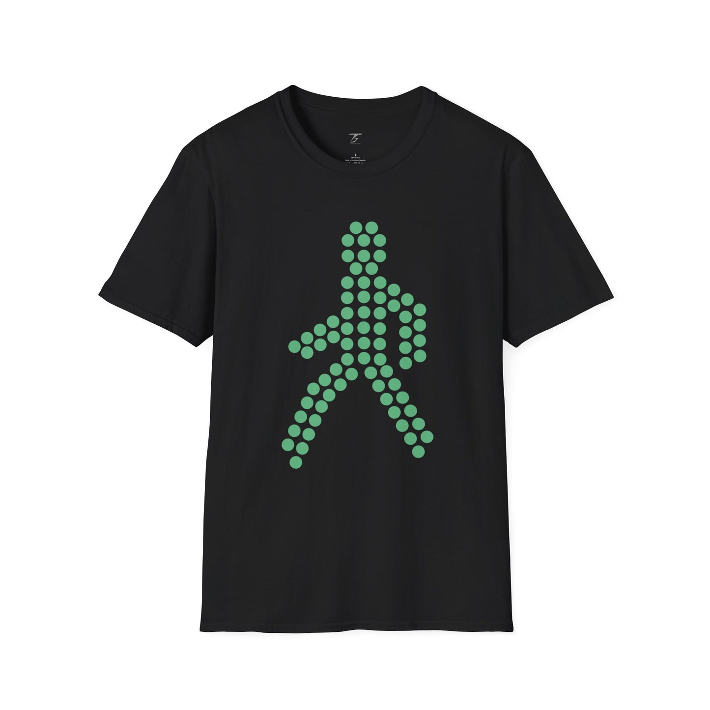 T5 Minimalist Pedestrian Walk Traffic Light T-Shirt for Men