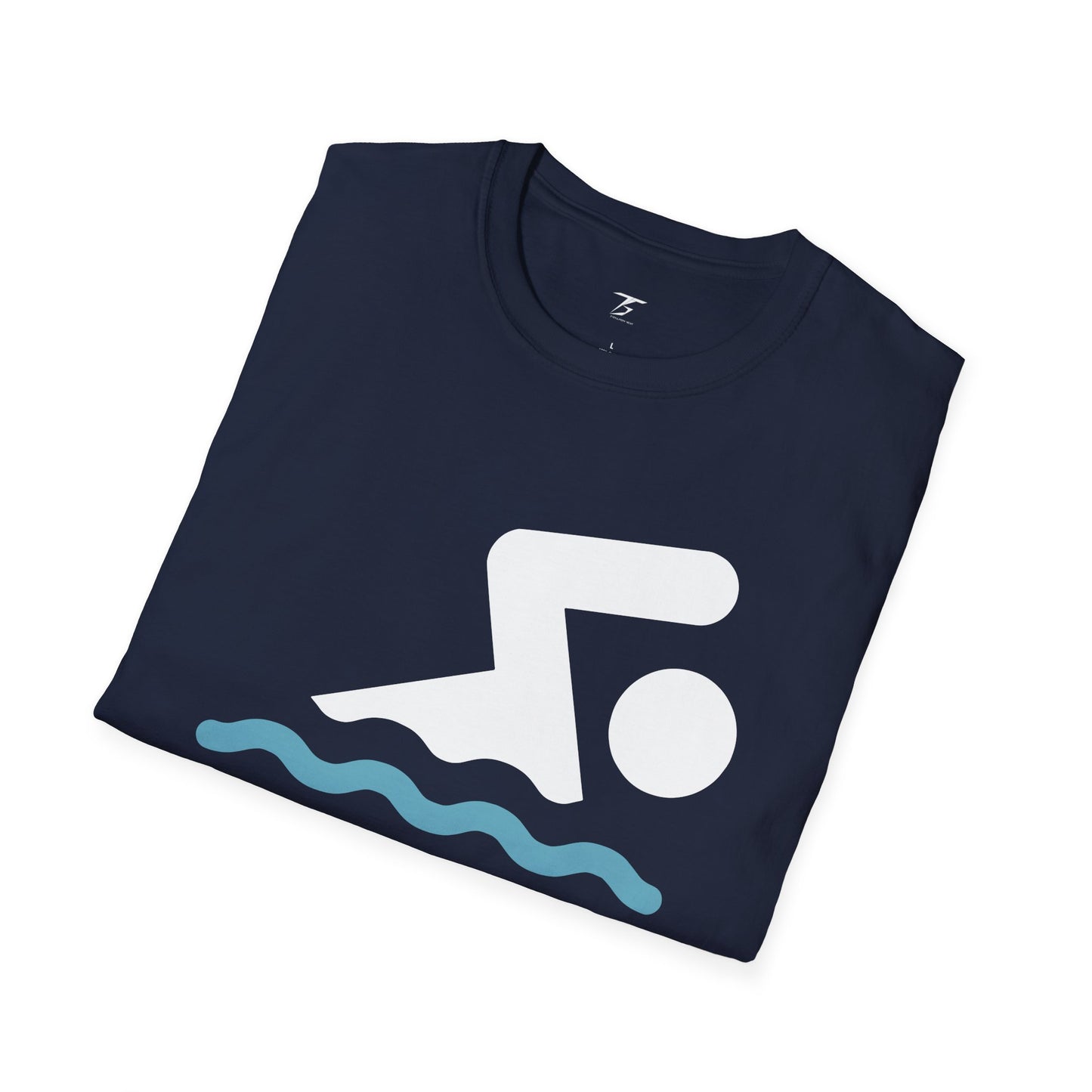 T5 Minimalist Swimming Area Sign T-Shirt for Men