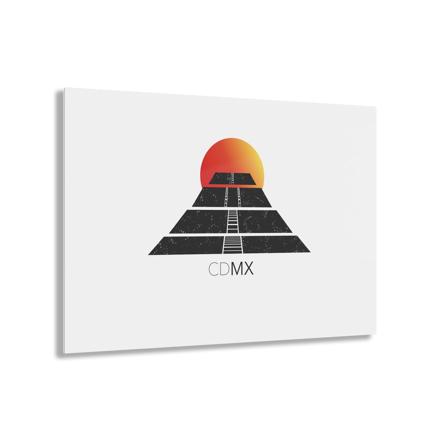 T5 Minimalist Pyramid of the Sun Acrylic Print