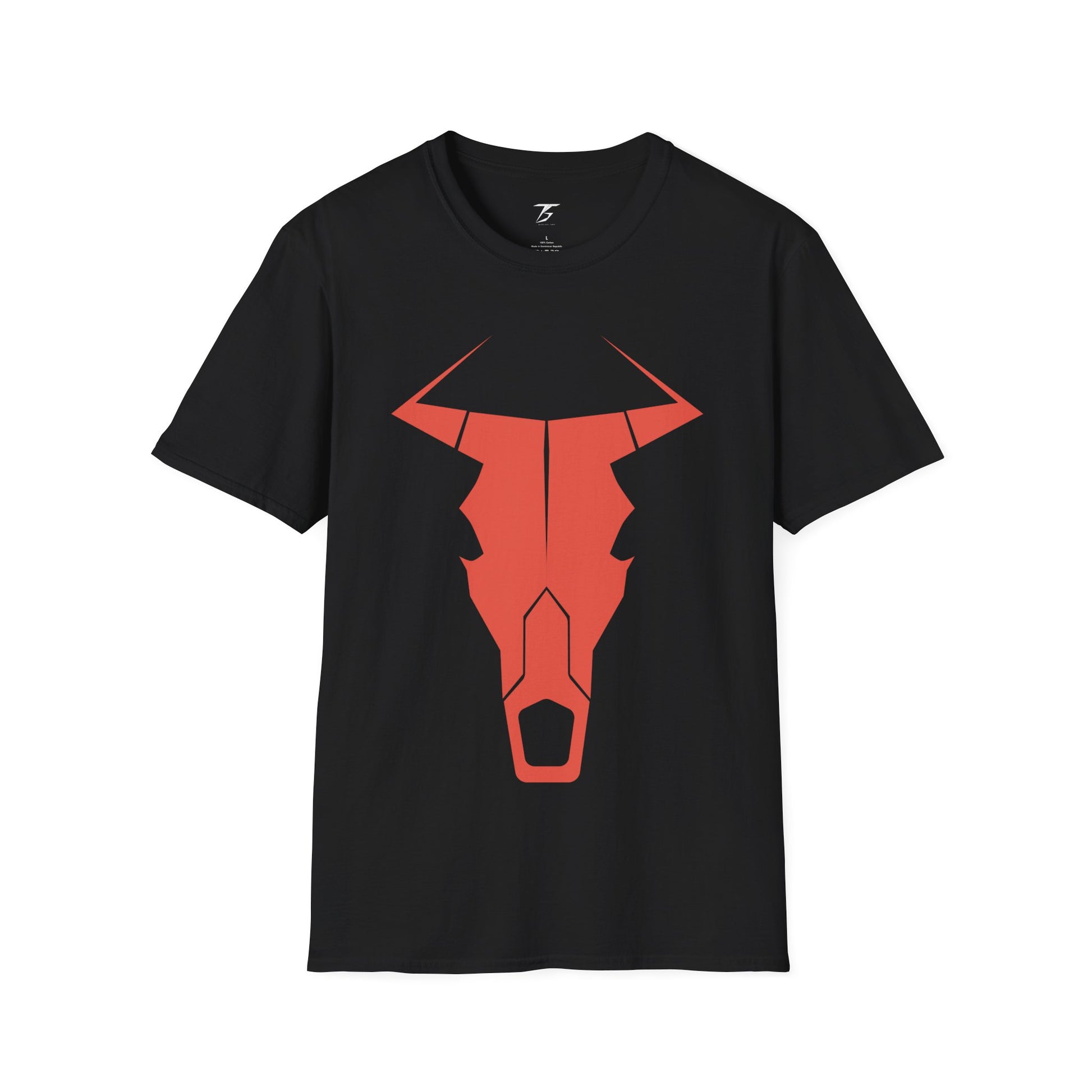 T5 Minimalist Cow Skull T-Shirt for Men