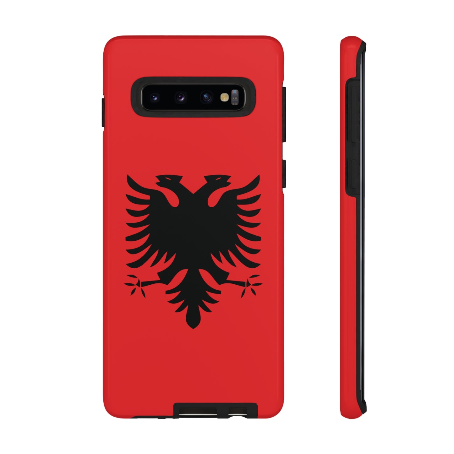 T5 Minimalist Albanian Flag Two Headed Eagle Smartphone Case