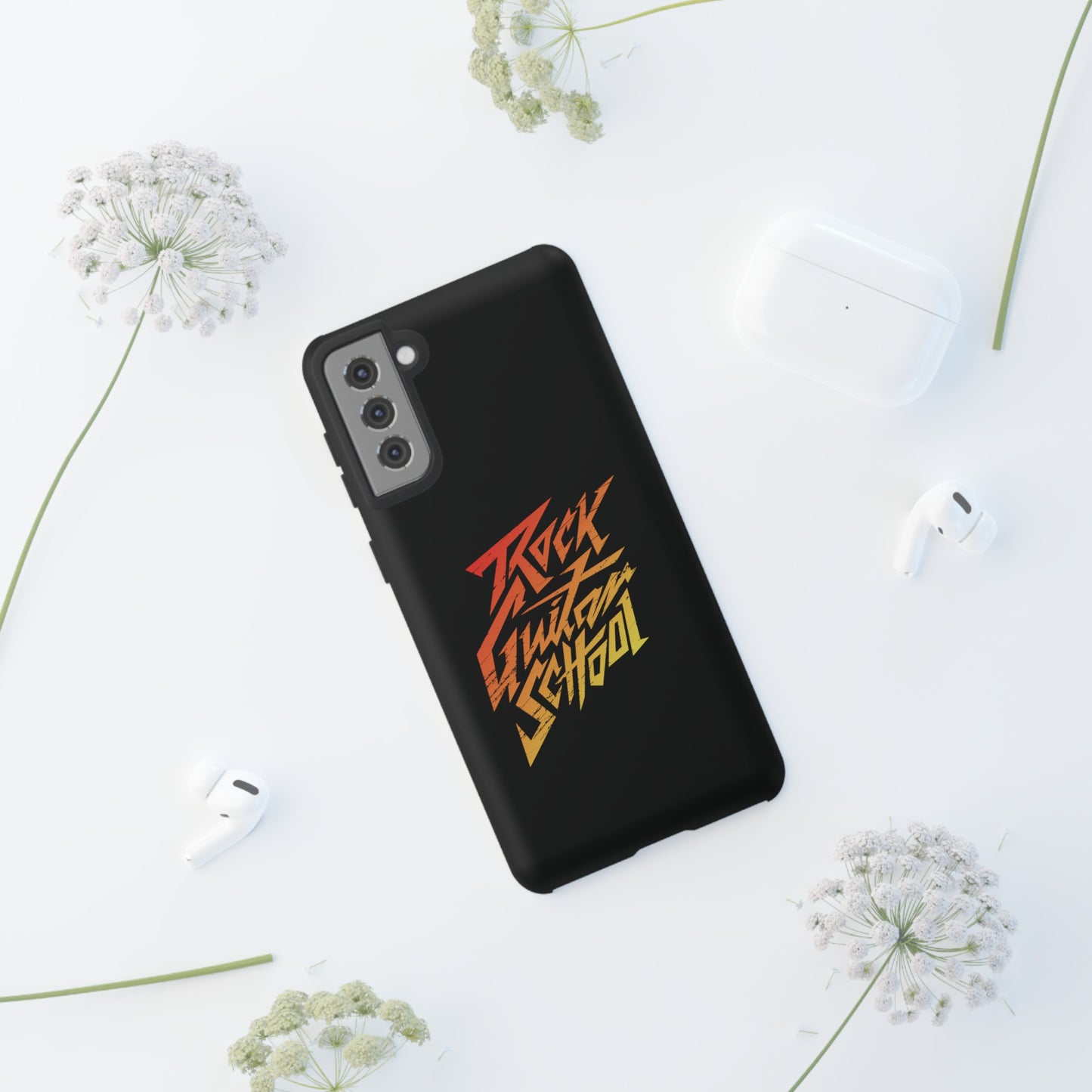 T5 Minimalist ROCK GUITAR SCHOOL Smartphone Case