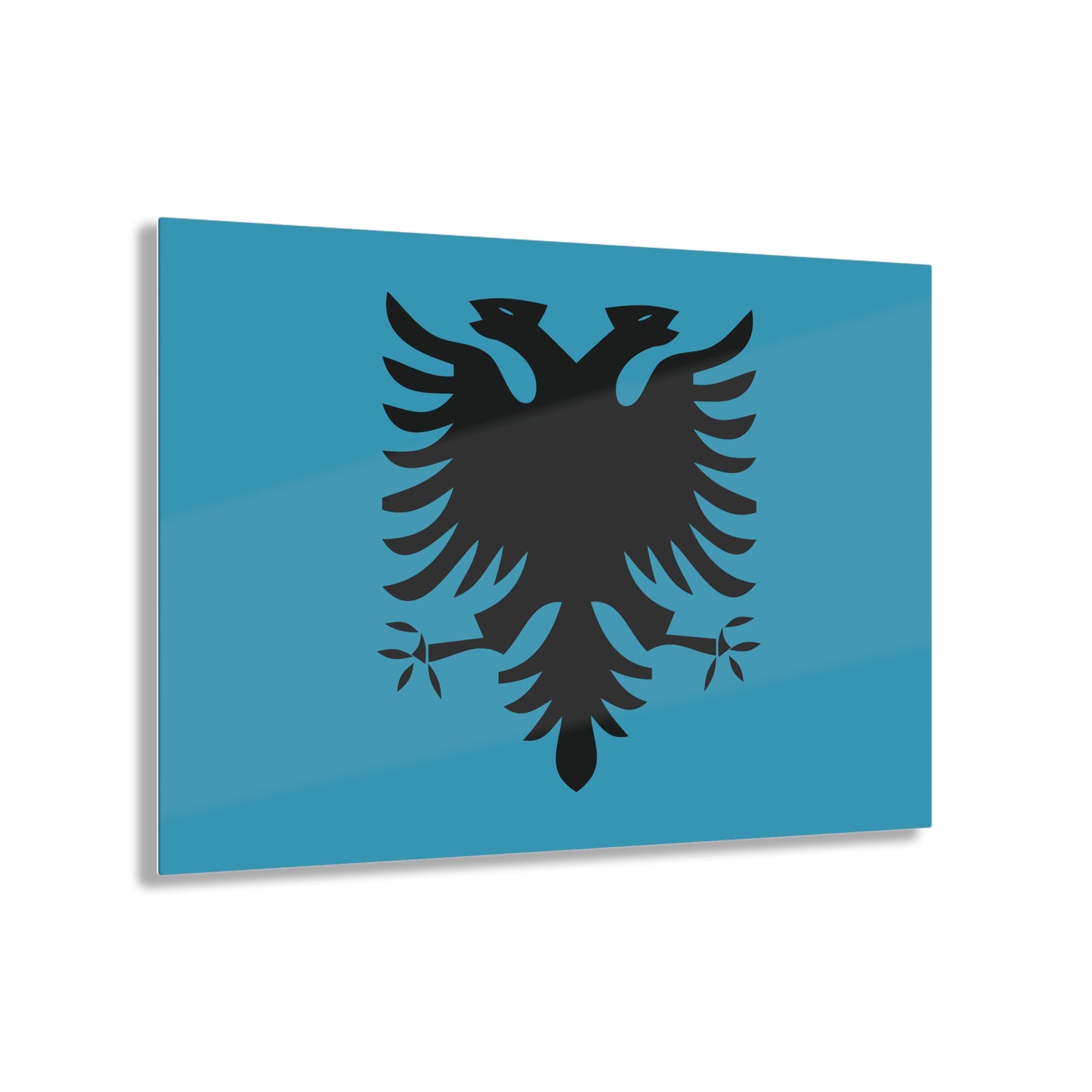 T5 Minimalist Albanian Flag Two Headed Eagle Acrylic Print