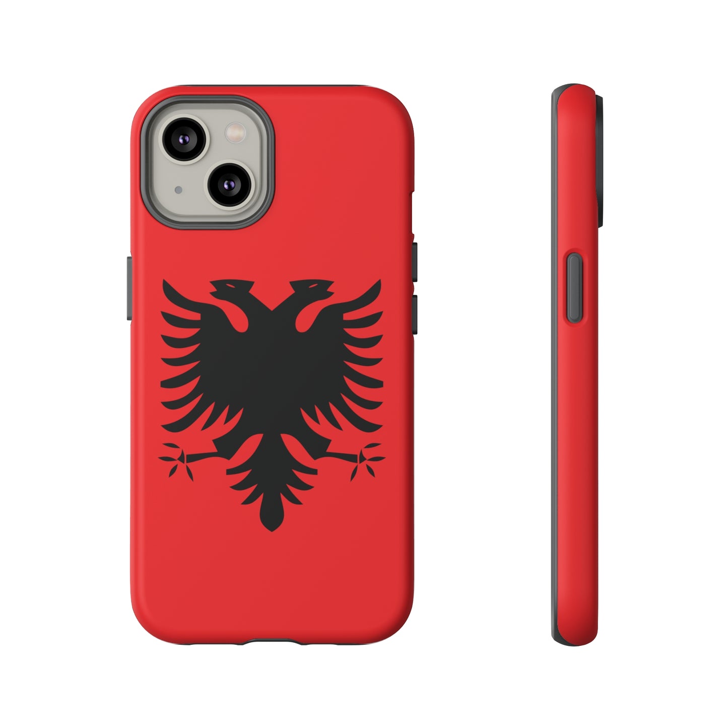 T5 Minimalist Albanian Flag Two Headed Eagle Smartphone Case