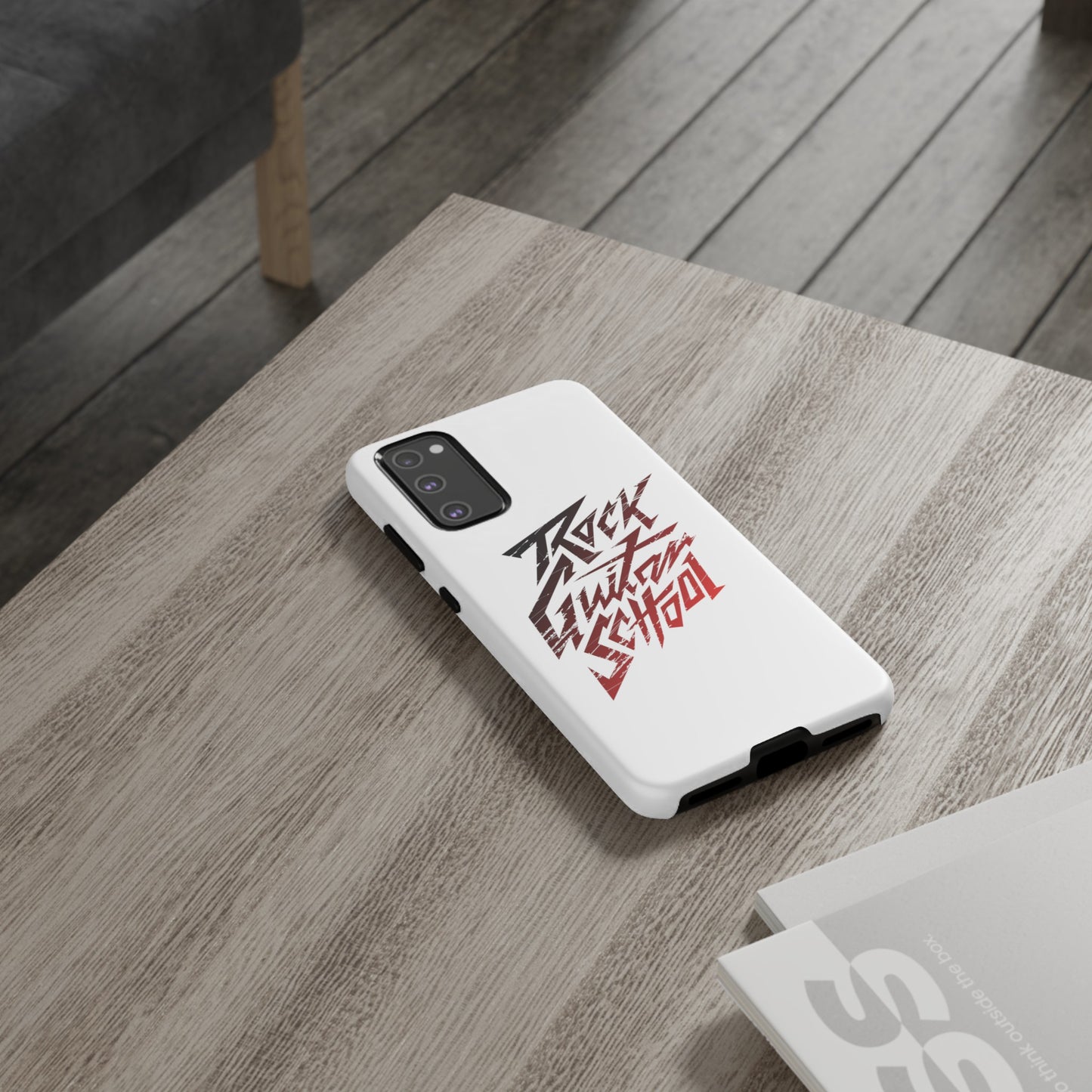 T5 Minimalist ROCK GUITAR SCHOOL Smartphone Case