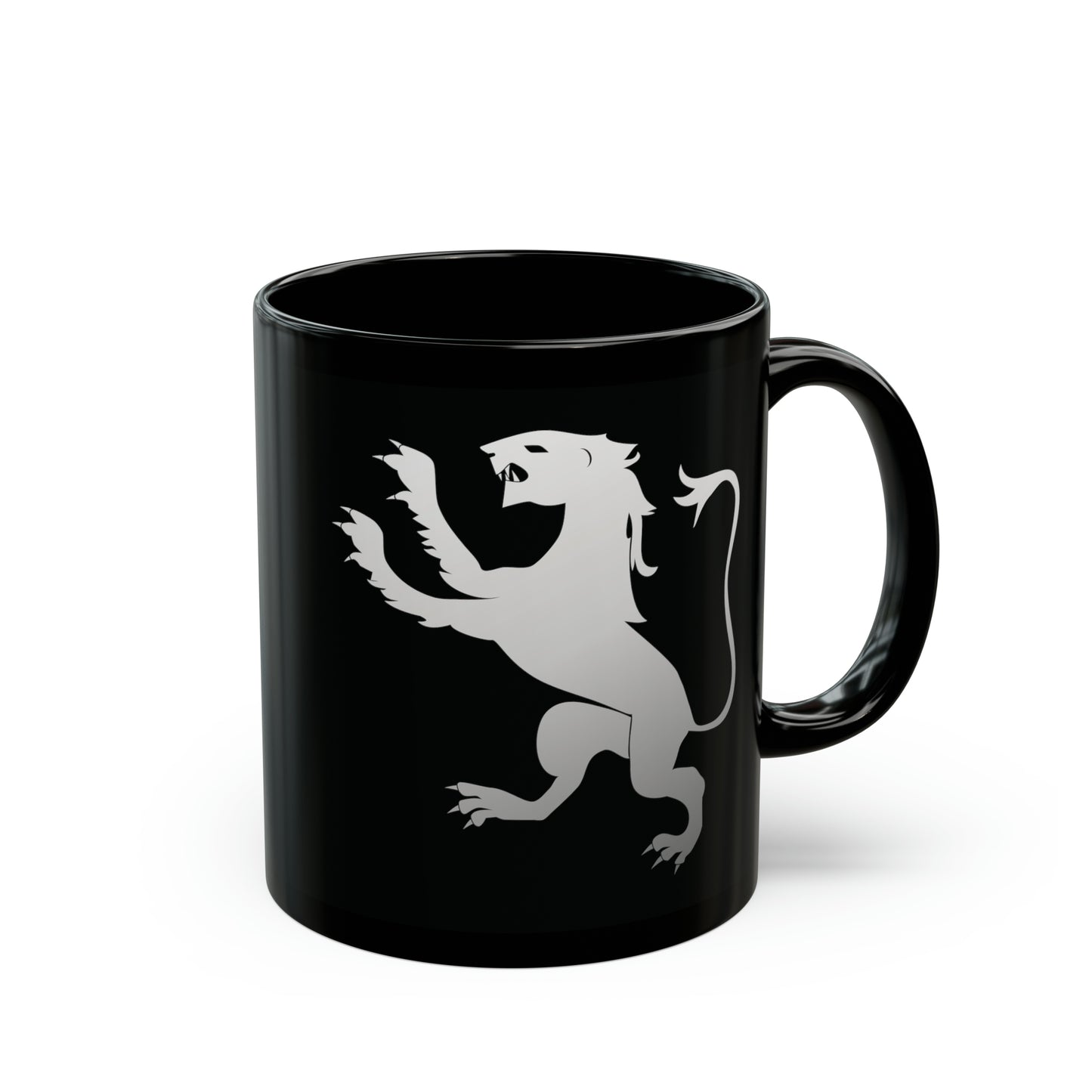 T5 Minimalist Spanish Lion Ceramic Coffee Mug