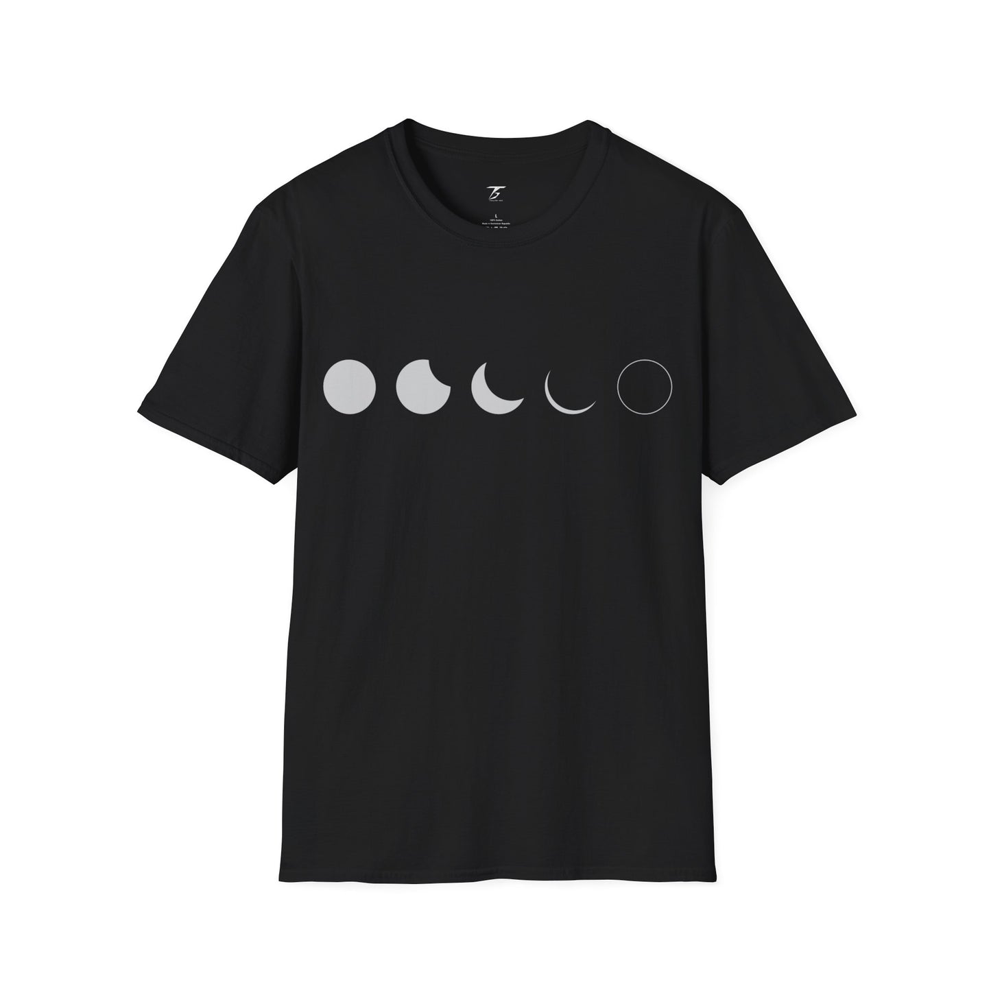 T5 Minimalist Lunar Eclipse T-Shirt for Men